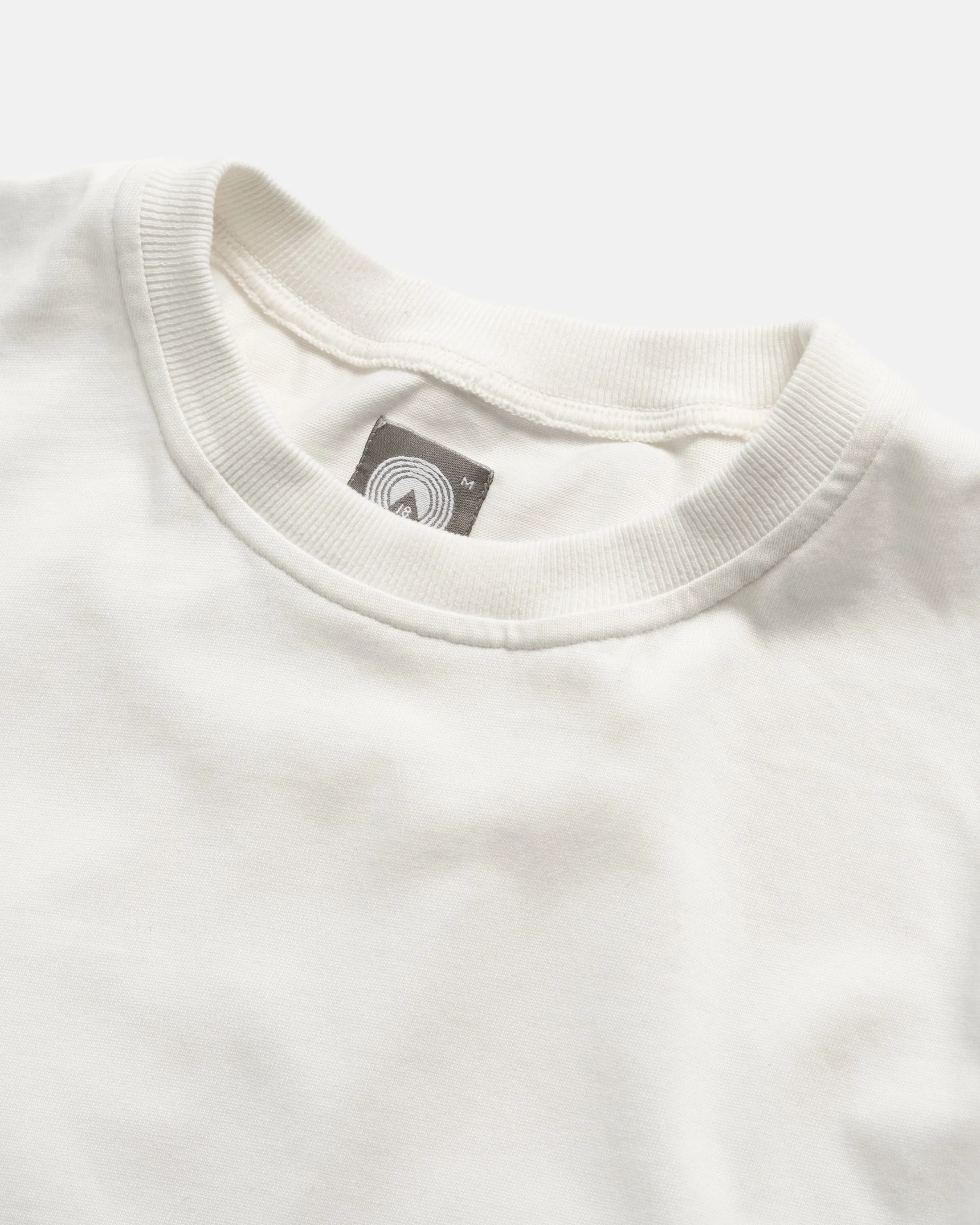 IAN VINTAGE POCKET TEE - WHITE 7.75 oz. ALL SEASON COTTON JERSEY - Image 3