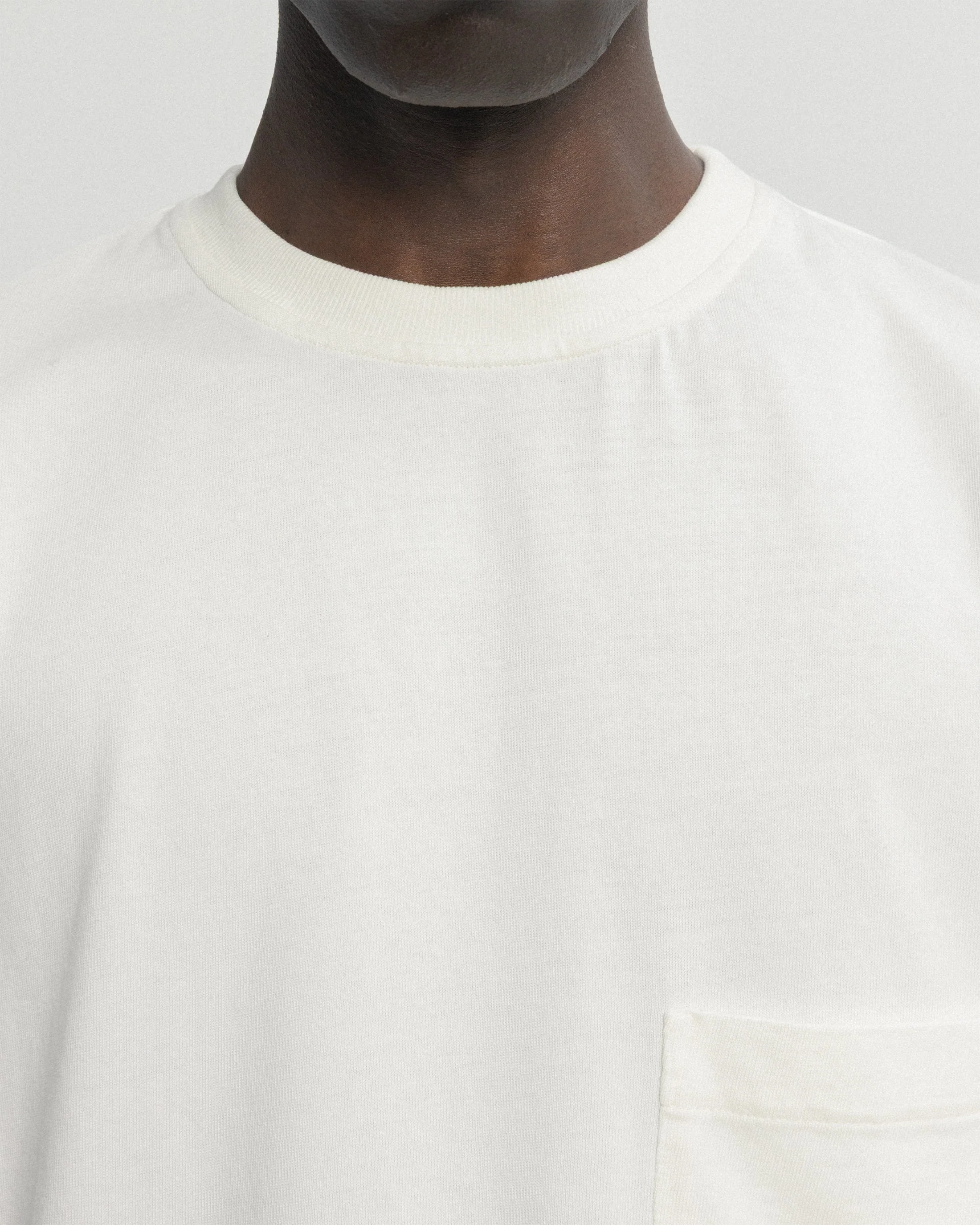 IAN VINTAGE POCKET TEE - WHITE 7.75 oz. ALL SEASON COTTON JERSEY - Image 6