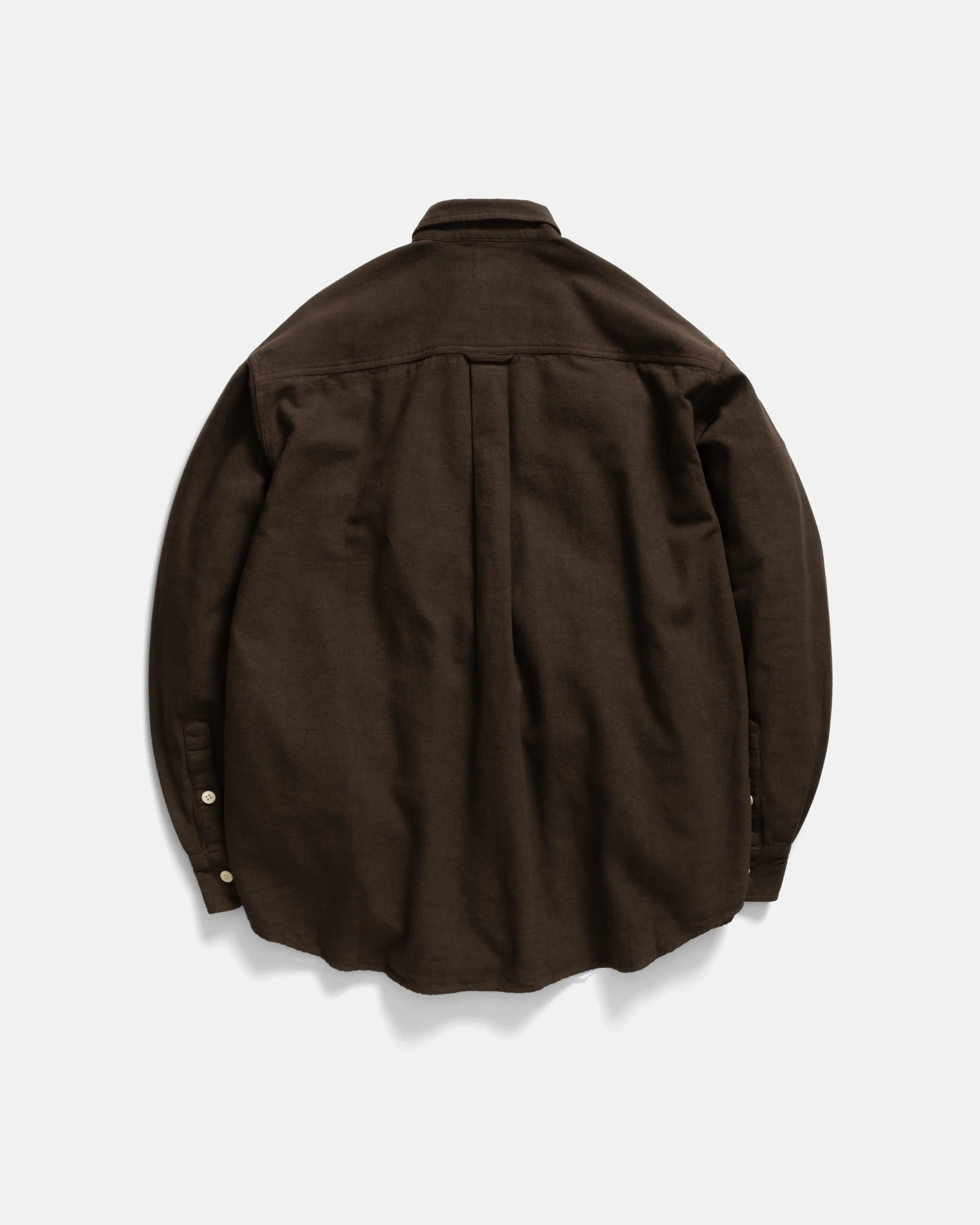 JESPER VINTAGE BUTTON DOWN SHIRT - FONDENTE CHOCOLATE OXFORD CLOTH - Image 7