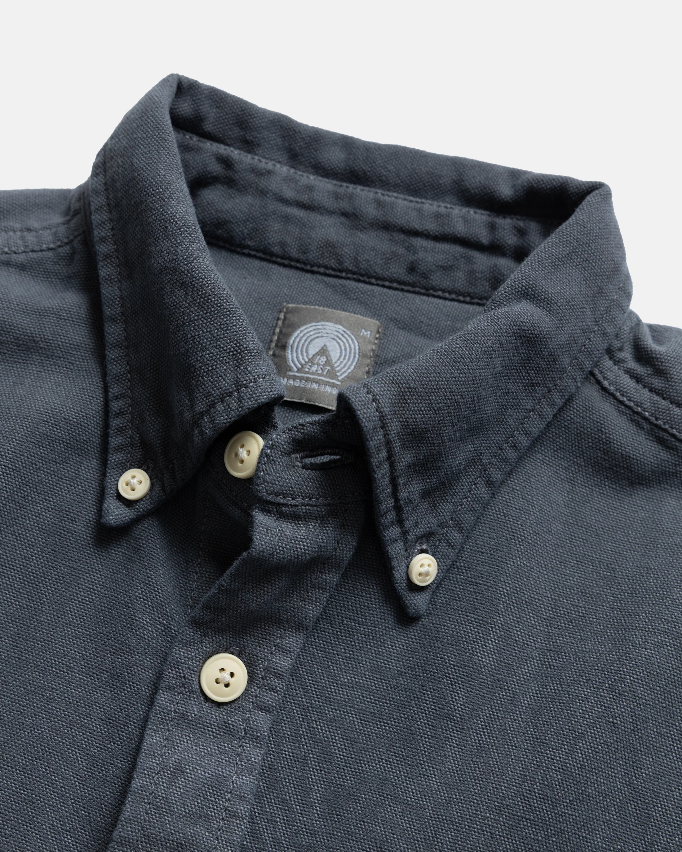 JESPER VINTAGE BUTTON DOWN SHIRT - TURBULENCE PIGMENT DYED OXFORD CLOTH - Image 3