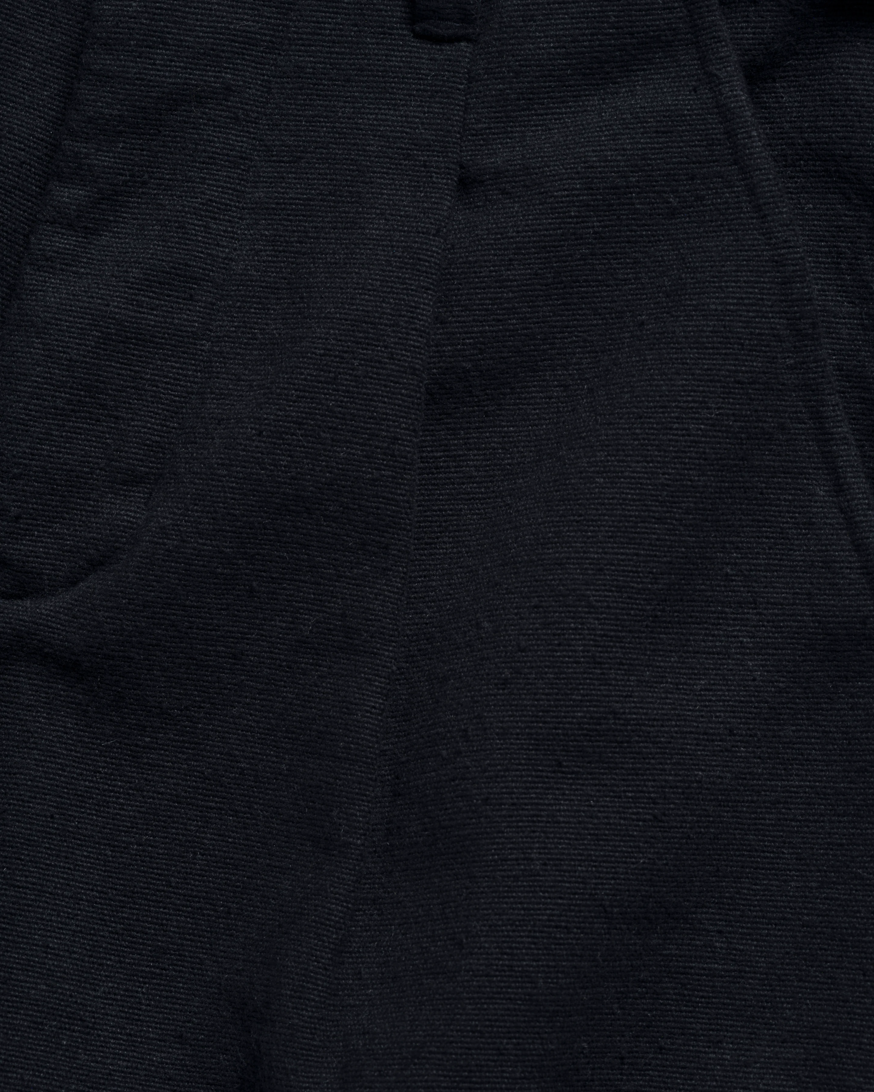 JIAN SINGLE PLEAT PANT - BLAVY HANDSPUN COTTON CANVAS - Image 3