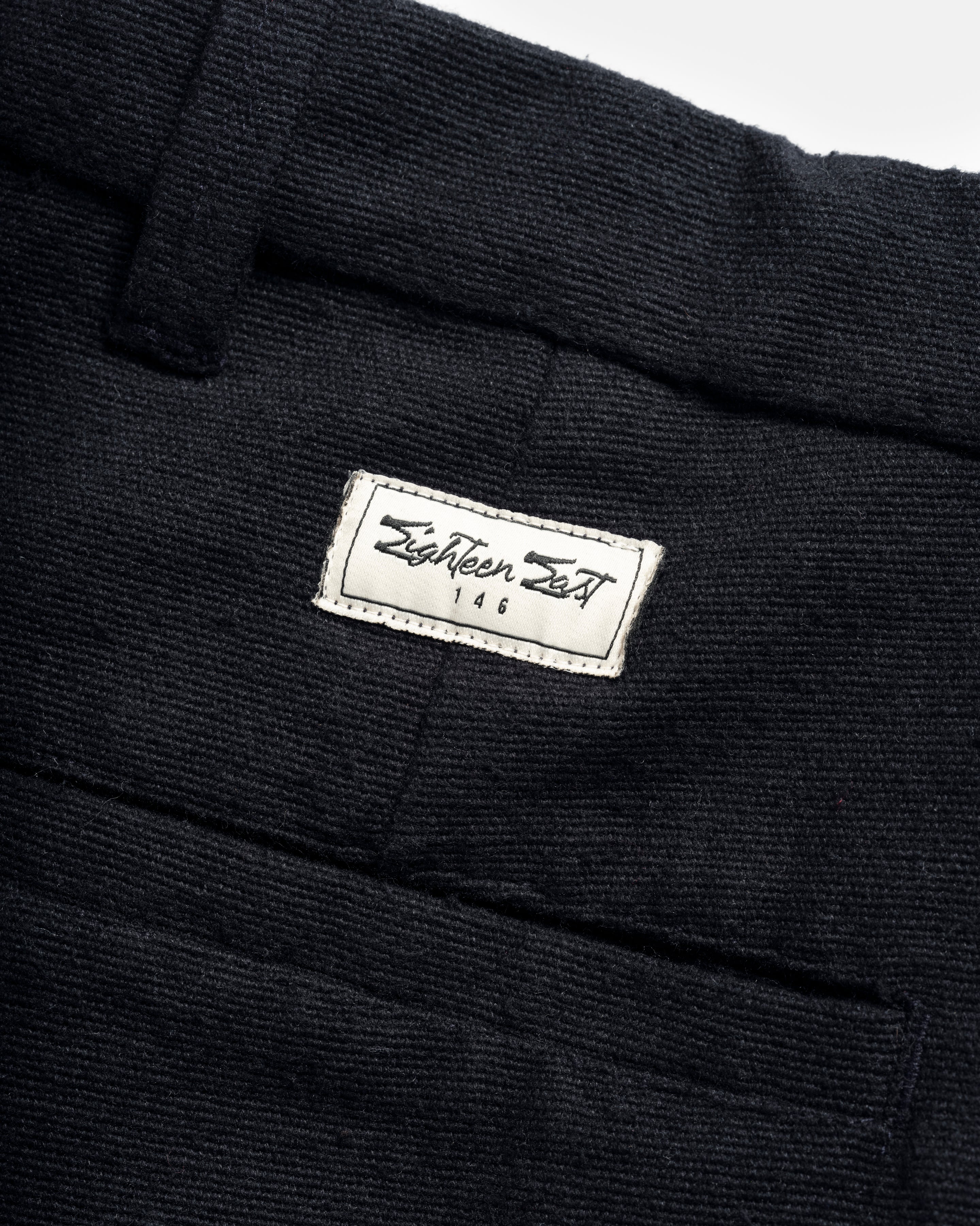 JIAN SINGLE PLEAT PANT - BLAVY HANDSPUN COTTON CANVAS - Image 5