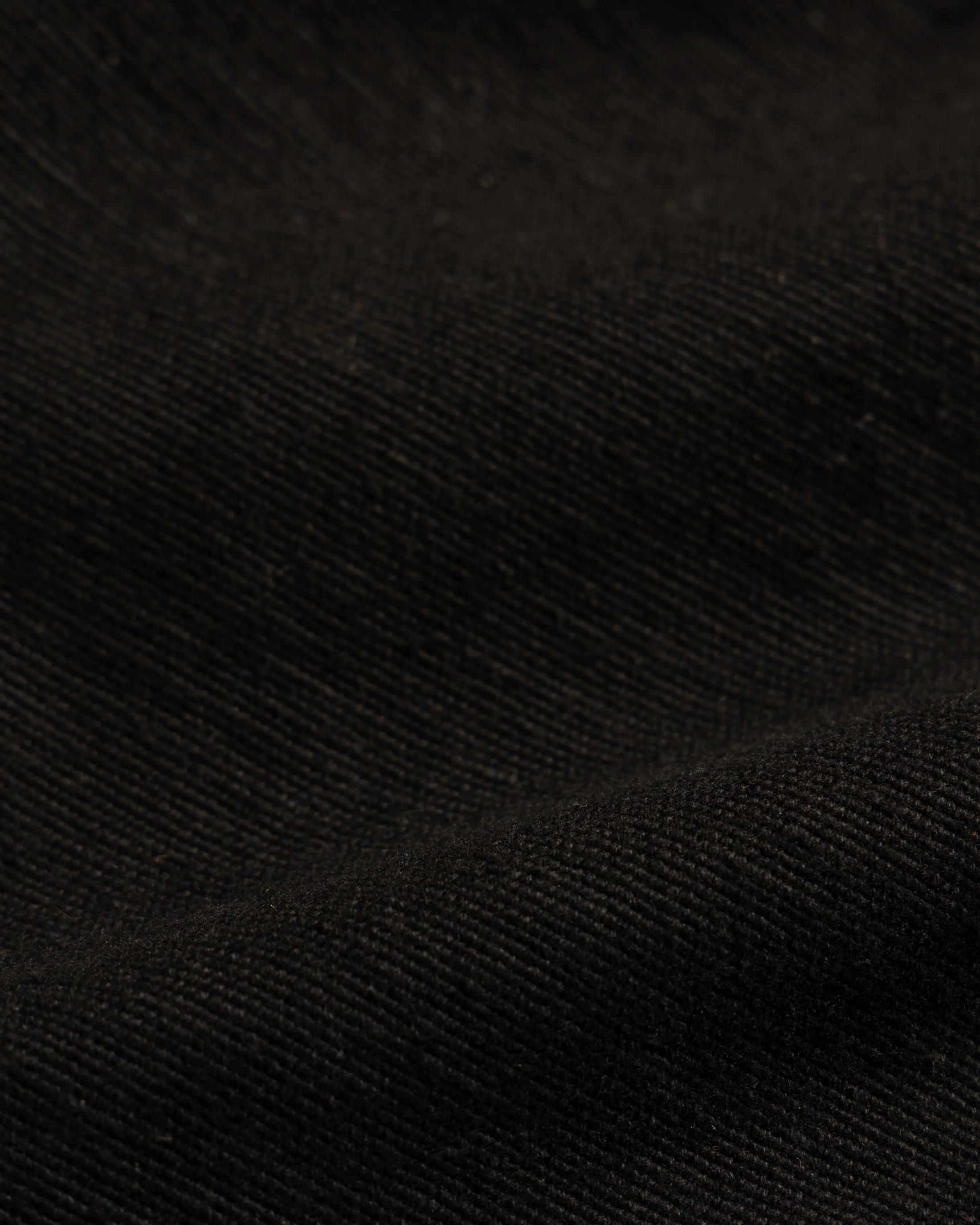 JIAN SINGLE PLEAT PANT - BLACK HANDSPUN COTTON CANVAS - Image 5