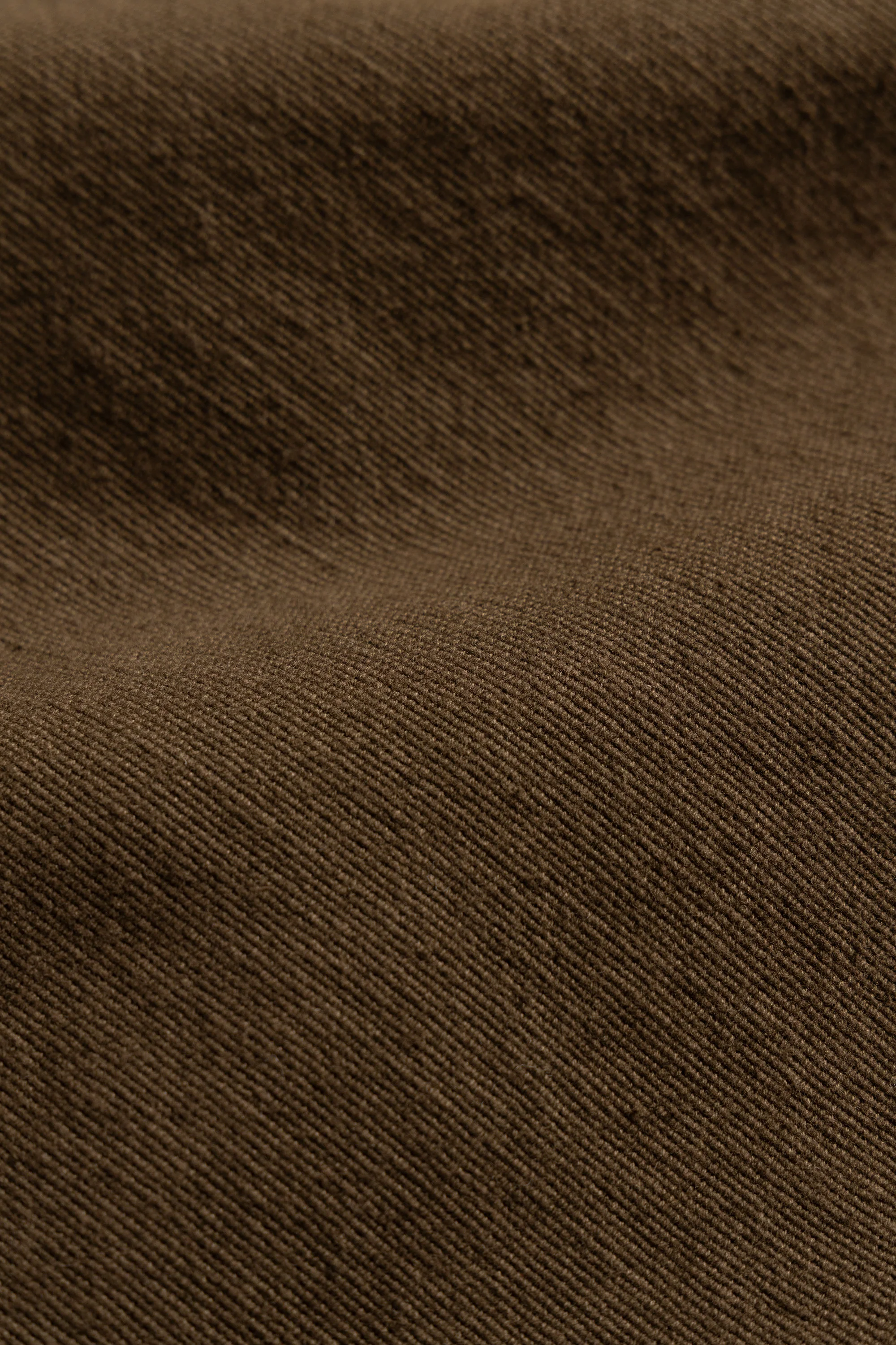 JIAN SINGLE PLEAT PANT - FONDENTE BROWN HANDSPUN COTTON CANVAS - Image 5