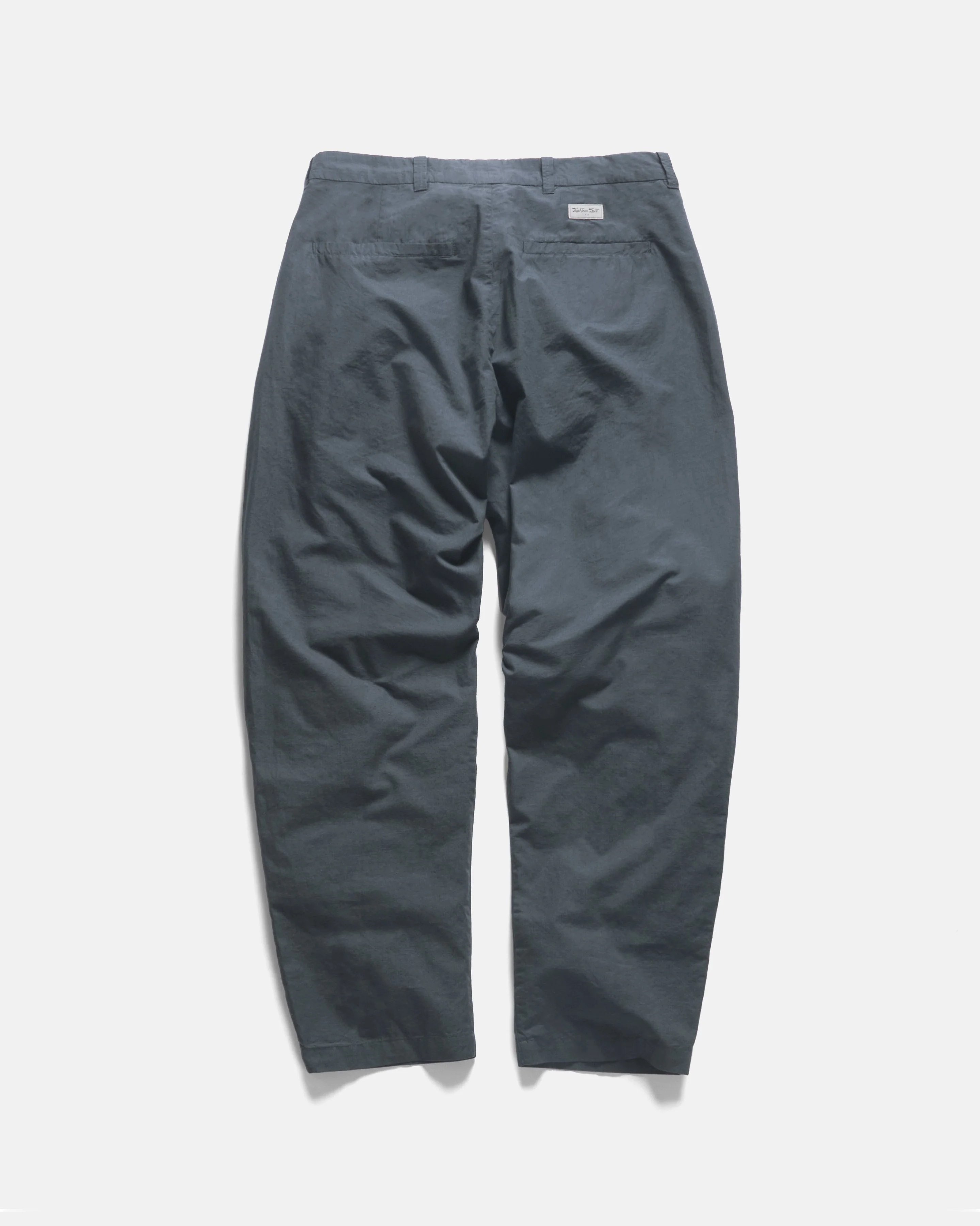 JIAN SINGLE PLEAT PANT - WASHED SLATE COTTON MICRO RIPSTOP - Image 5