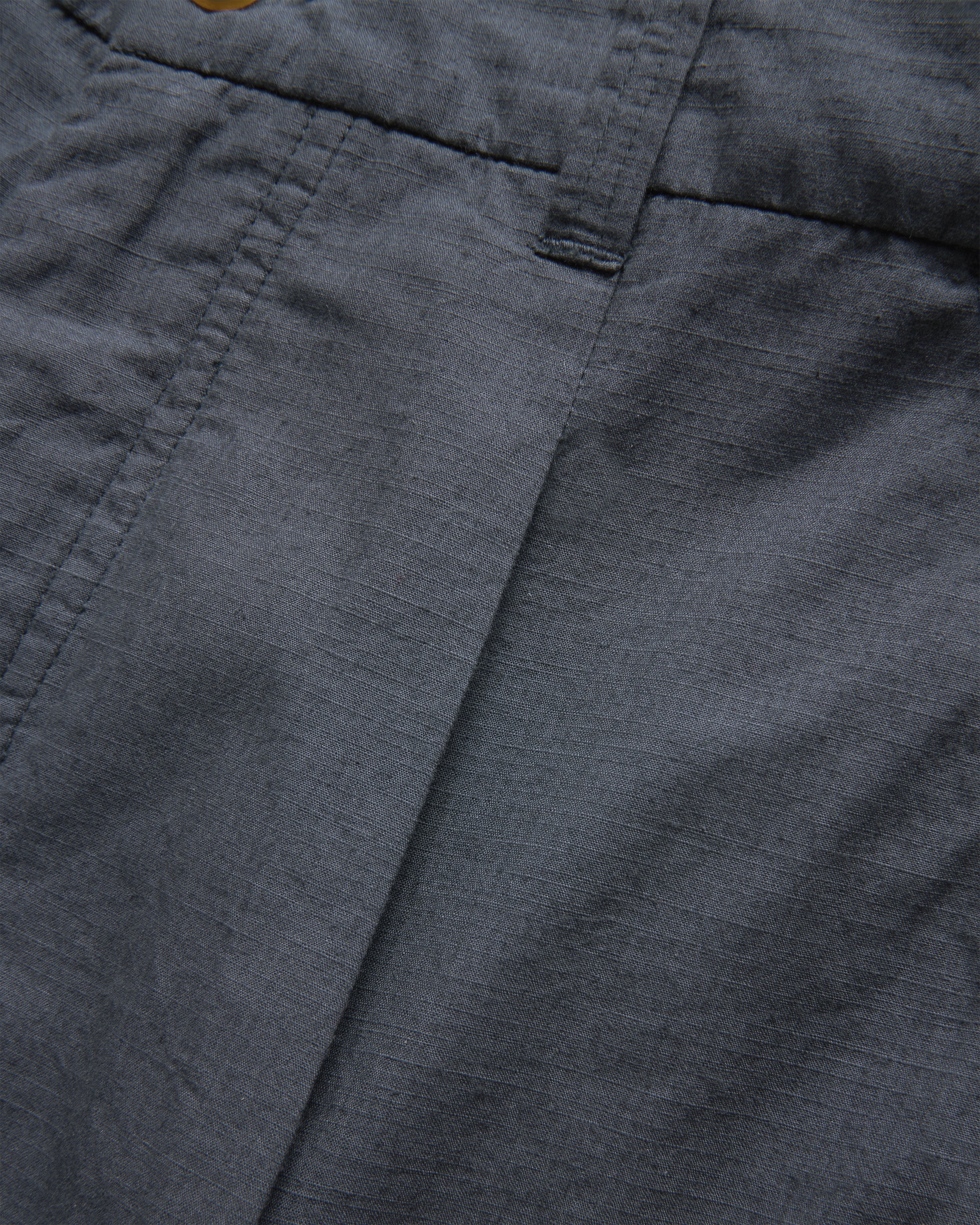 JIAN SINGLE PLEAT PANT - WASHED SLATE COTTON MICRO RIPSTOP - Image 6