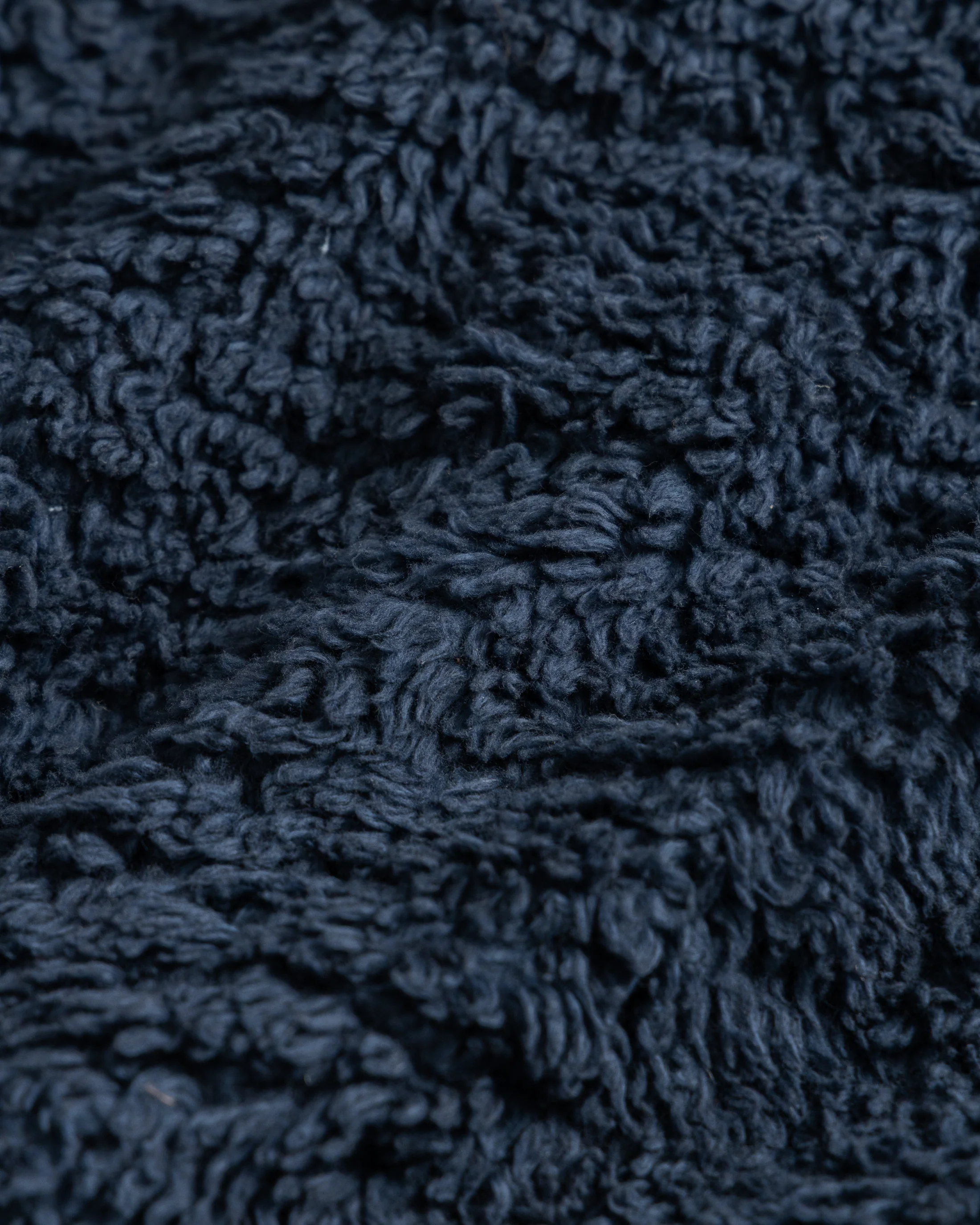 JOSEPH COACH'S JACKET - NAVY ORGANIC COTTON SHERPA - Image 4