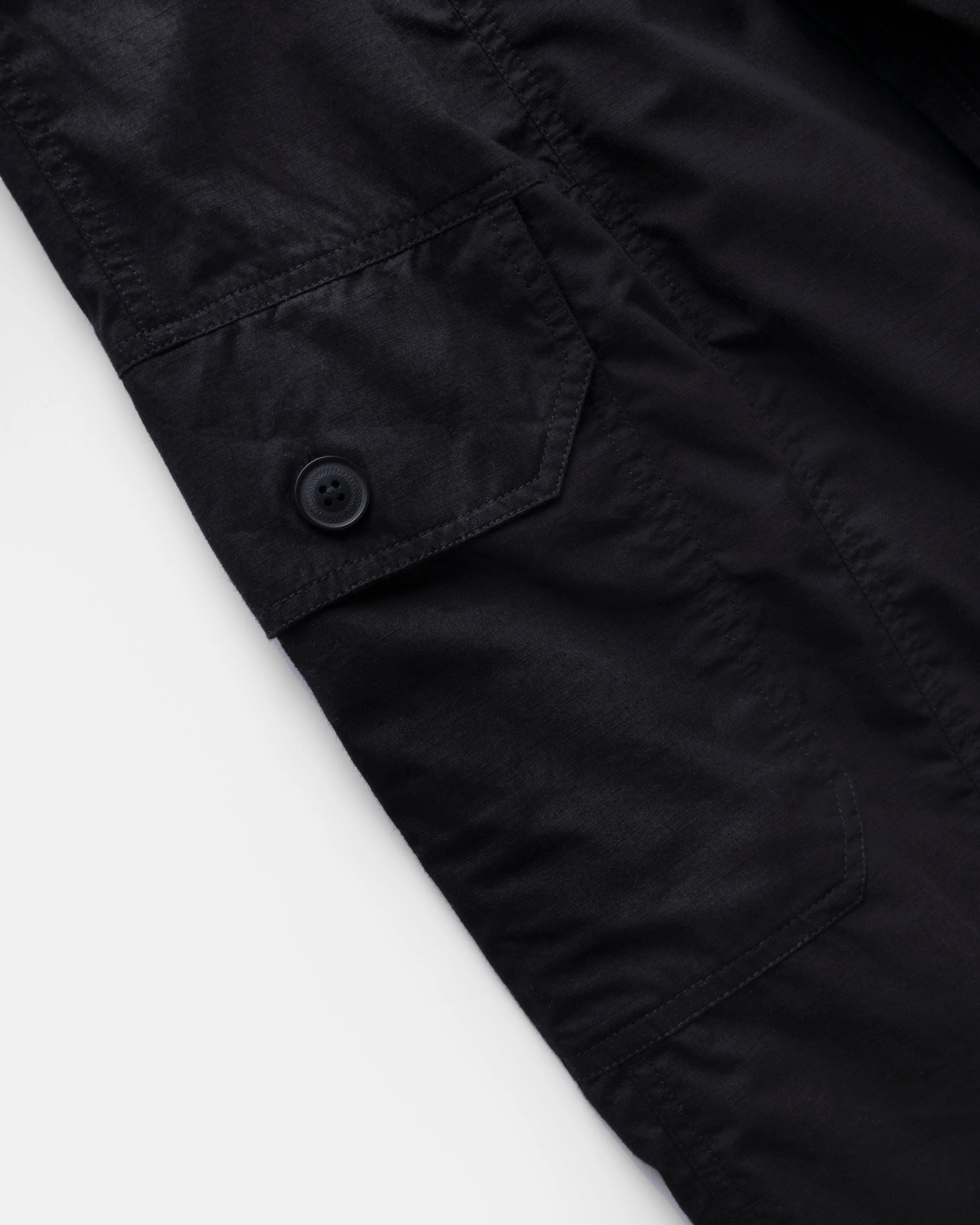 KADEN BALLOON PANT - BLACK COTTON MICRO RIPSTOP - Image 4