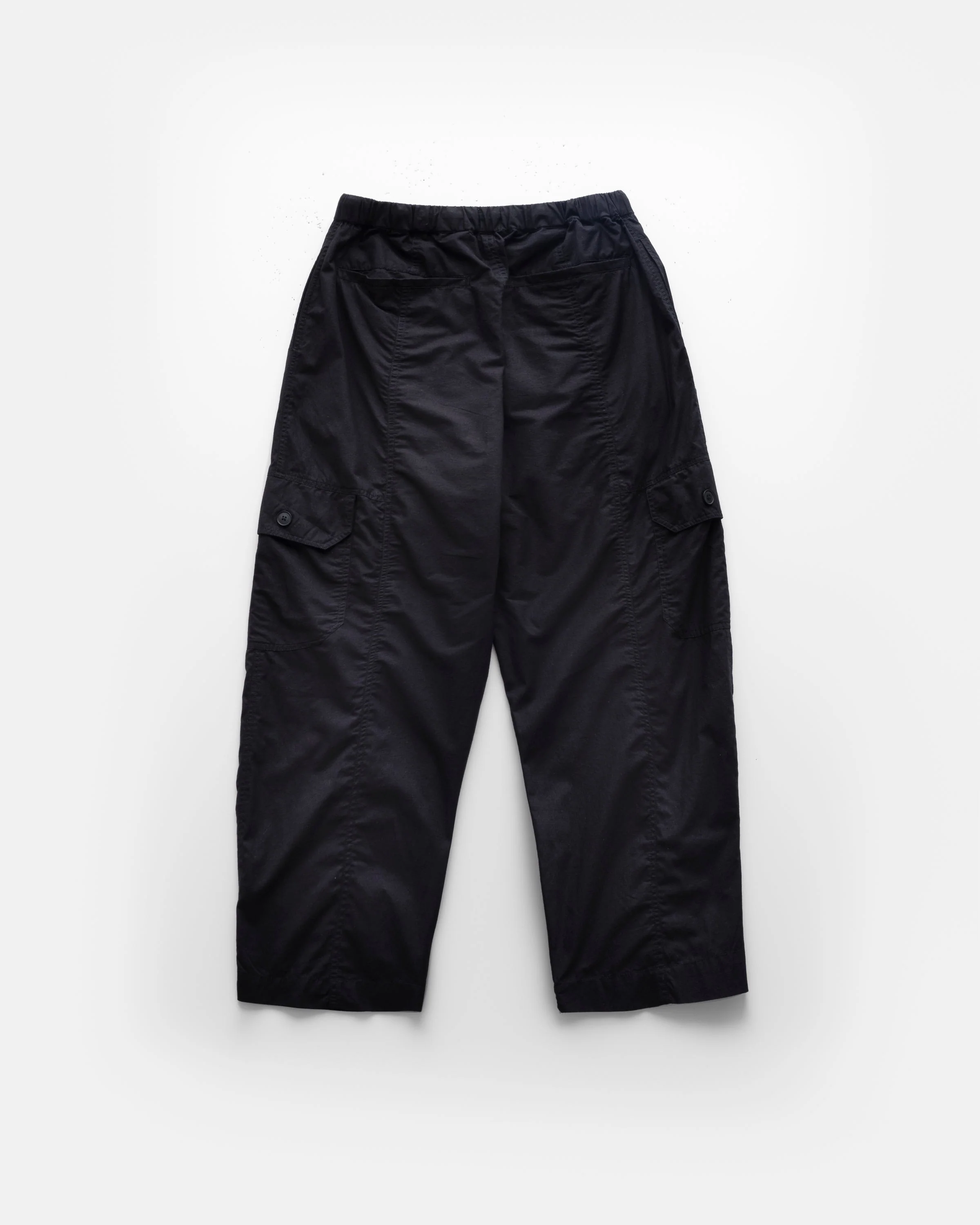 KADEN BALLOON PANT - BLACK COTTON MICRO RIPSTOP - Image 8
