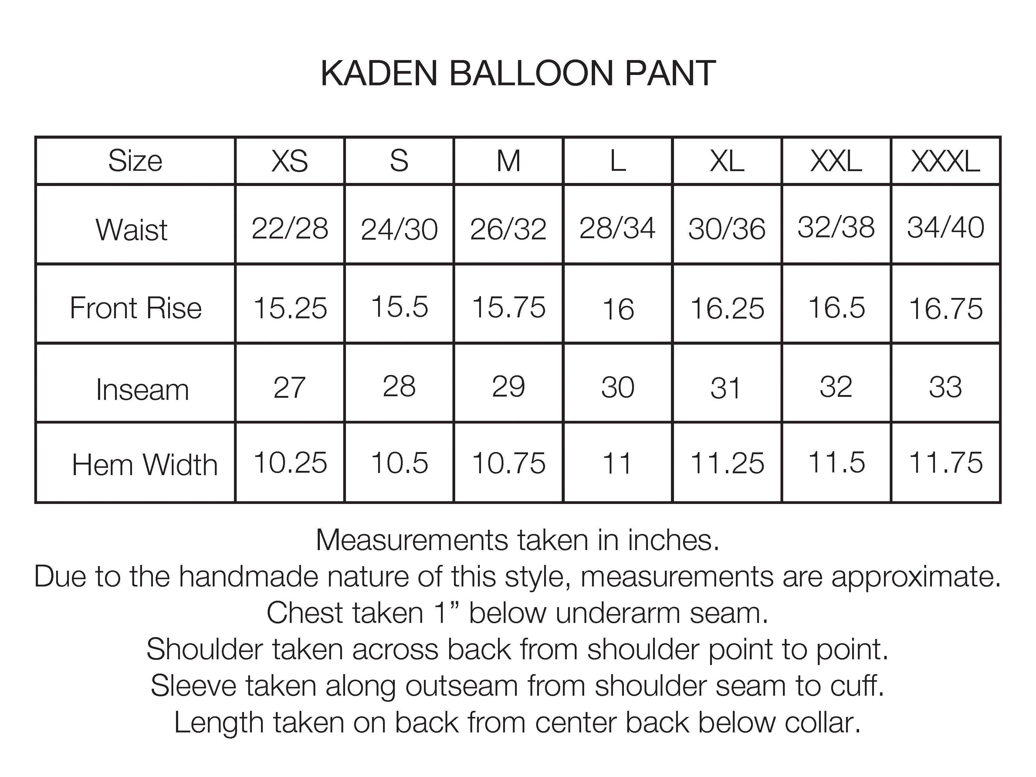 KADEN BALLOON PANT - BLACK BRUSHED NYLON WITH SHROOM STITCHING - Image 7