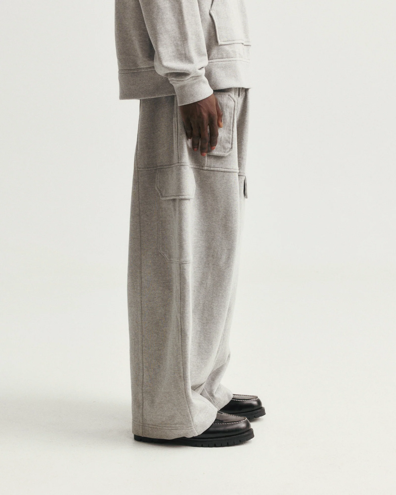 KADEN BALLOON SWEATPANT - PRACTICE HEATHER 19oz. ALL COTTON LOOPBACK TERRY FLEECE - Image 6