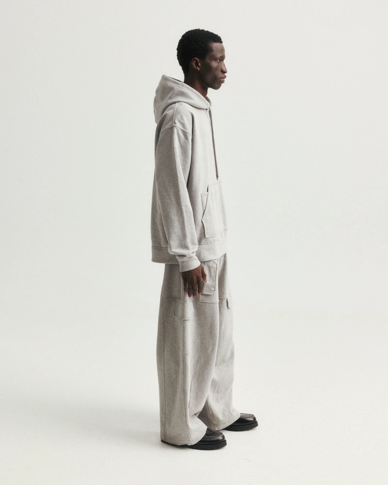 KADEN BALLOON SWEATPANT - PRACTICE HEATHER 19oz. ALL COTTON LOOPBACK TERRY FLEECE - Image 8