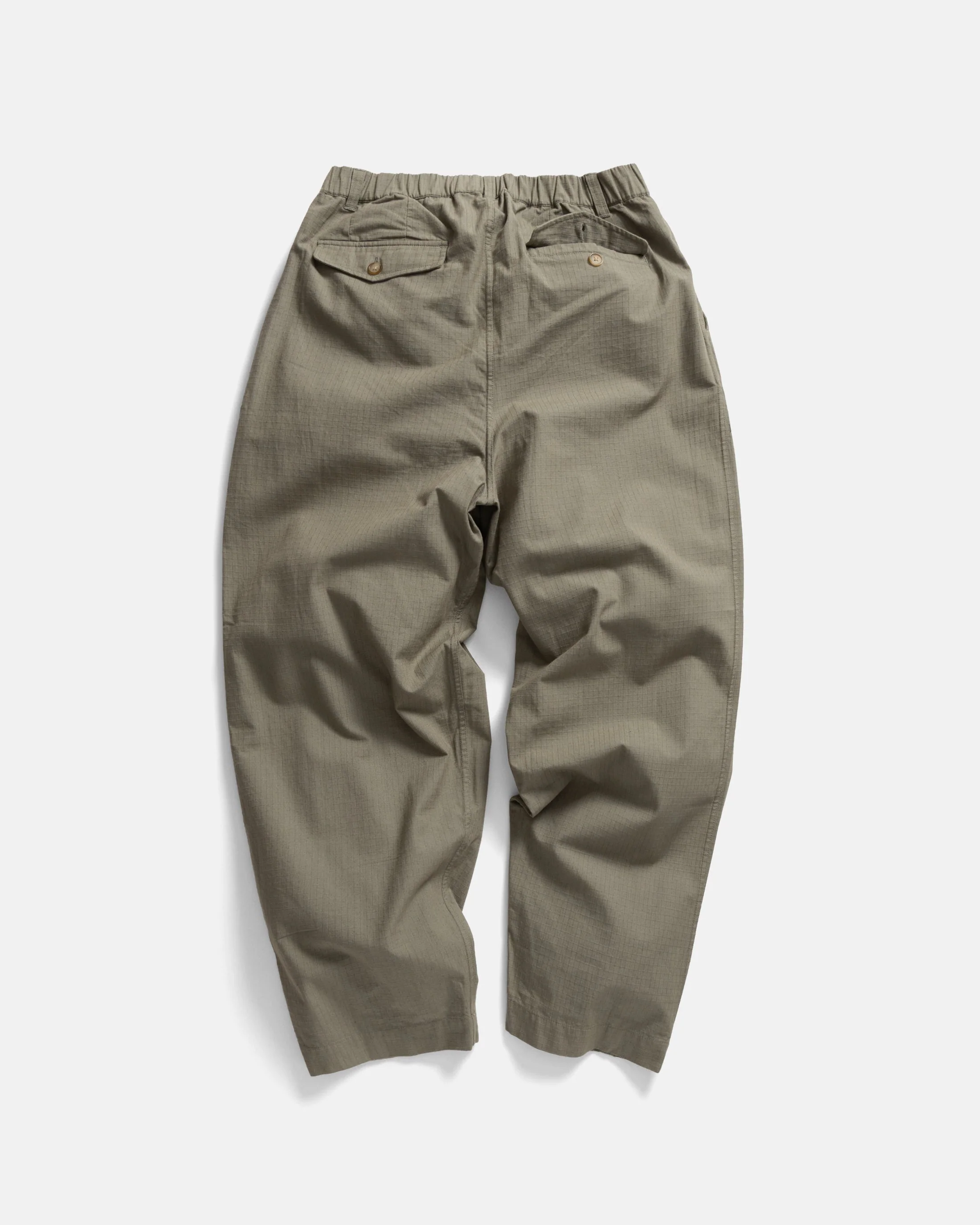 KELL PLEATED BIG PANT - DESTROYED SAGE COTTON RIPSTOP - Image 4