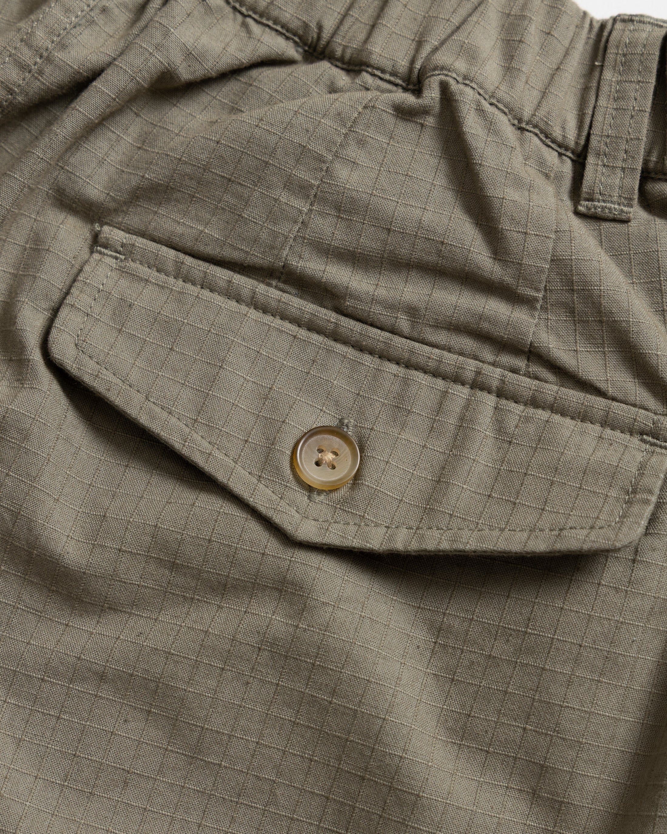 KELL PLEATED BIG PANT - DESTROYED SAGE COTTON RIPSTOP - Image 5
