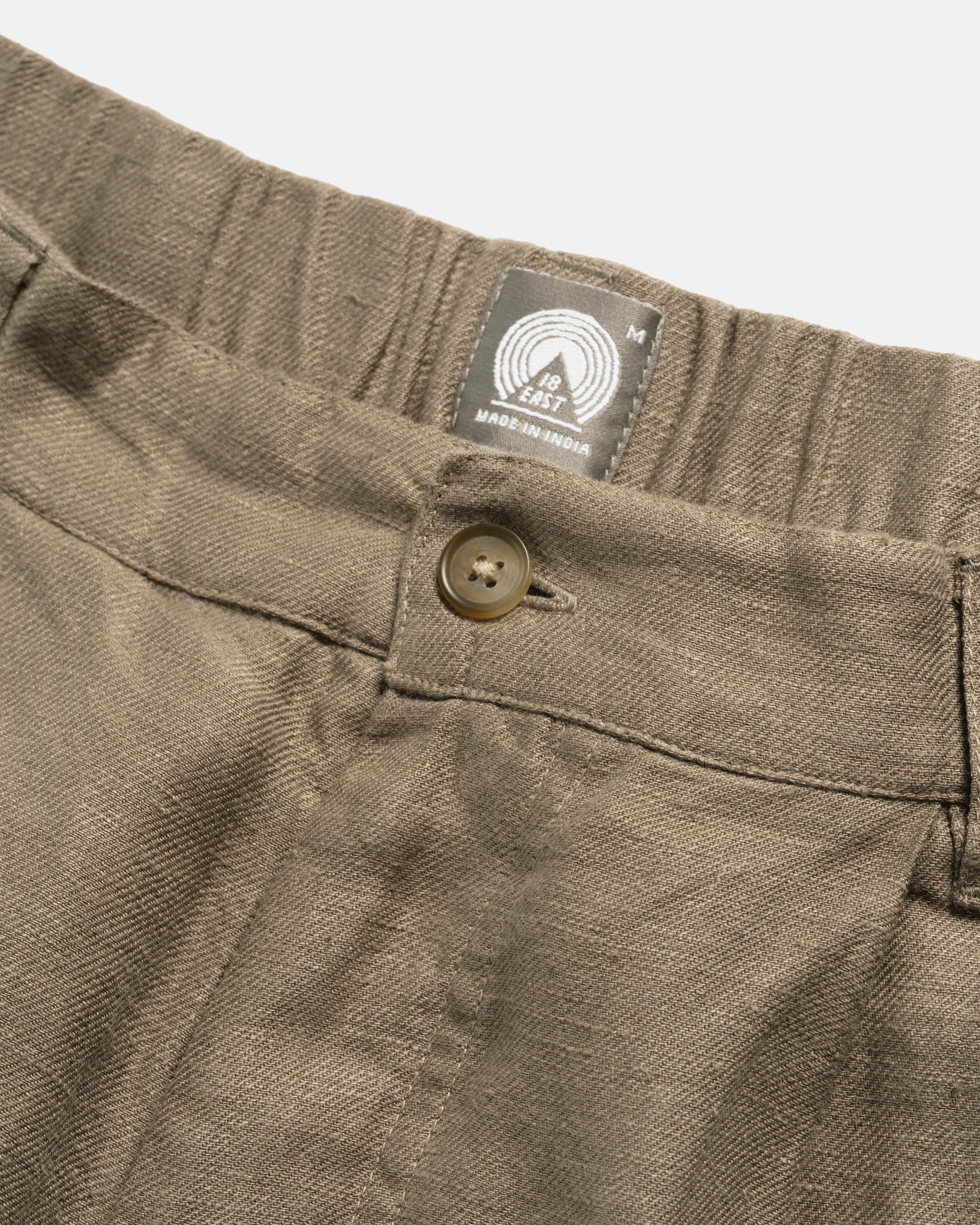 KELL PLEATED BIG PANT - FALLEN ROCK LINEN TWILL - Image 5
