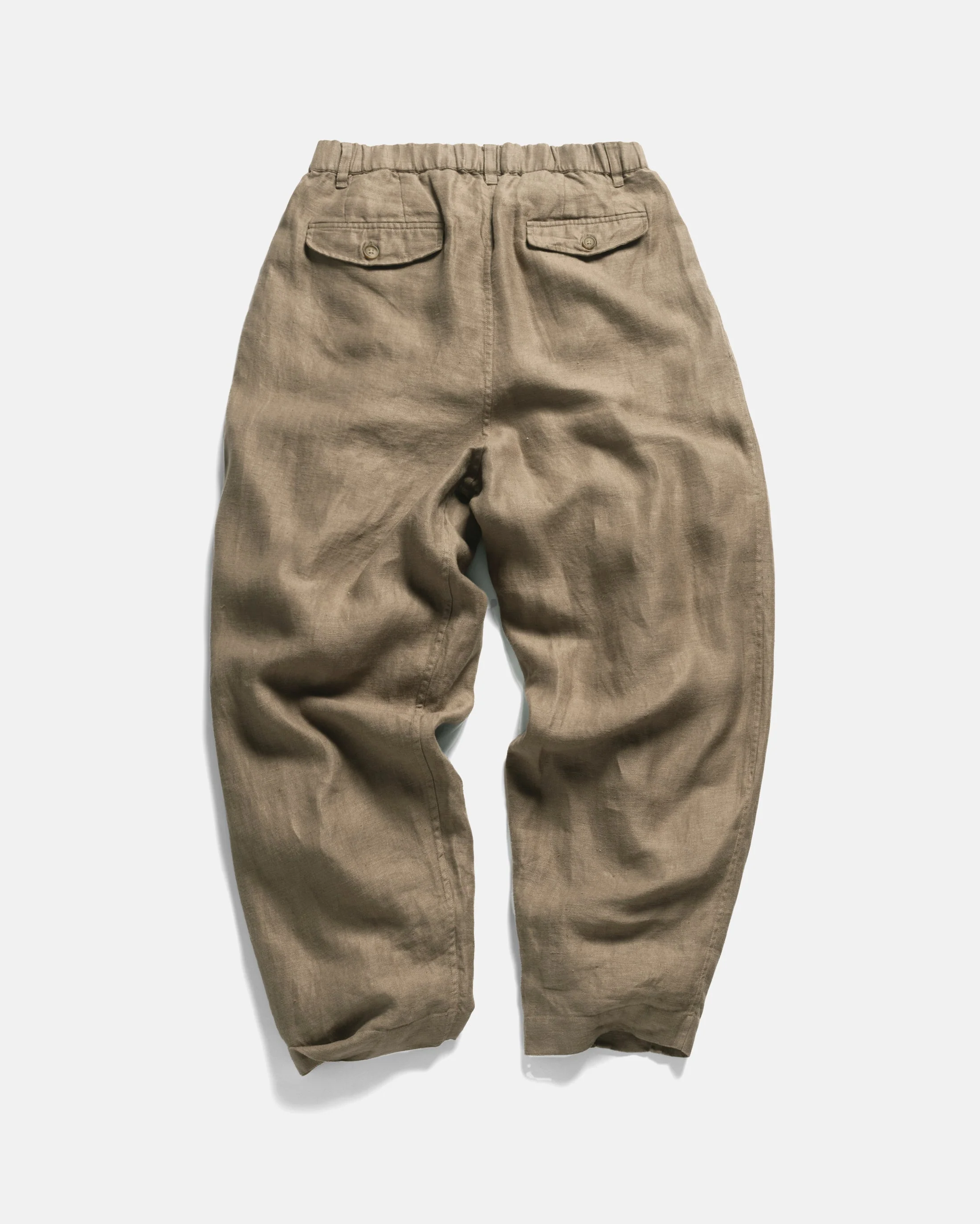 KELL PLEATED BIG PANT - FALLEN ROCK LINEN TWILL - Image 7