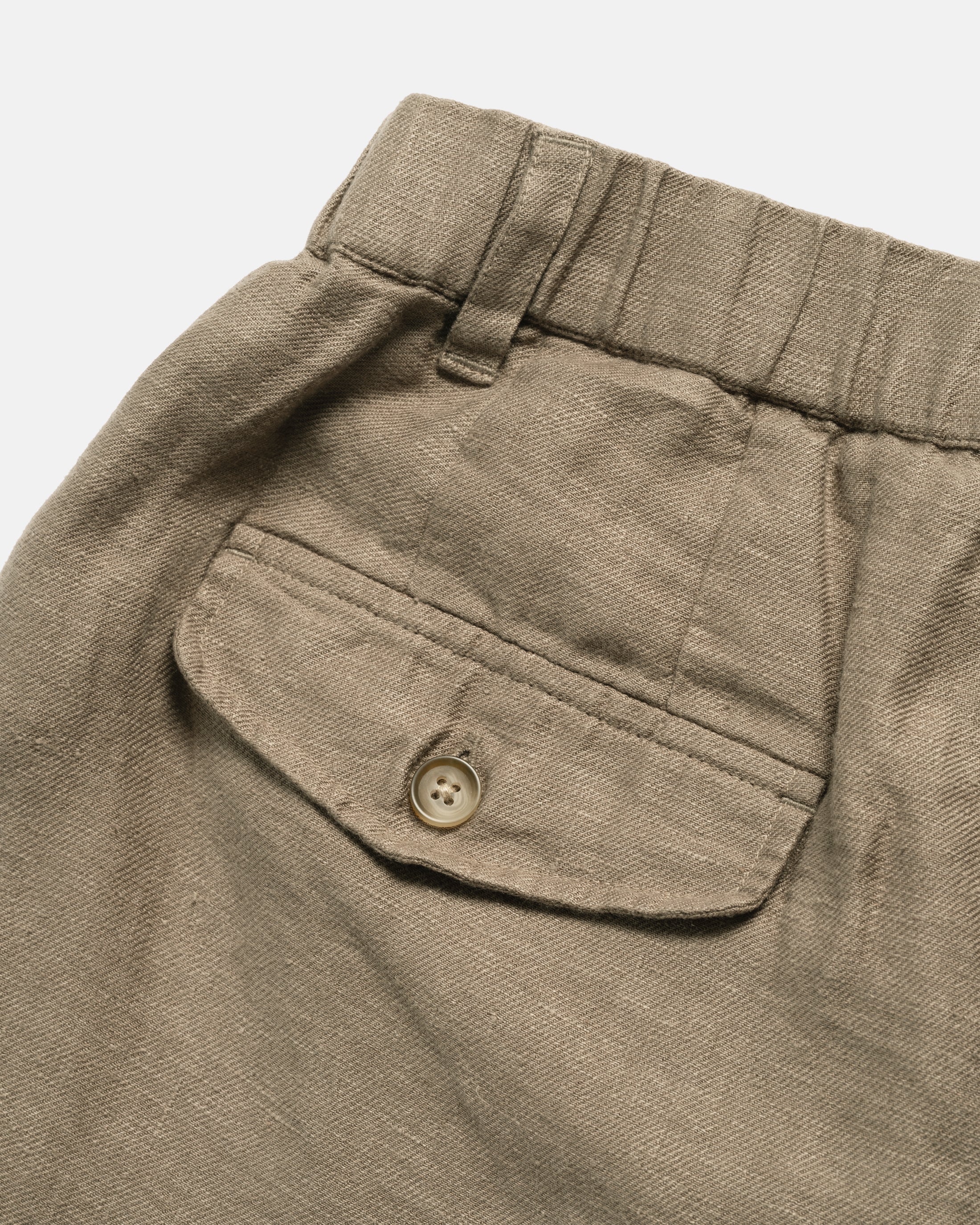 KELL PLEATED BIG PANT - FALLEN ROCK LINEN TWILL - Image 9