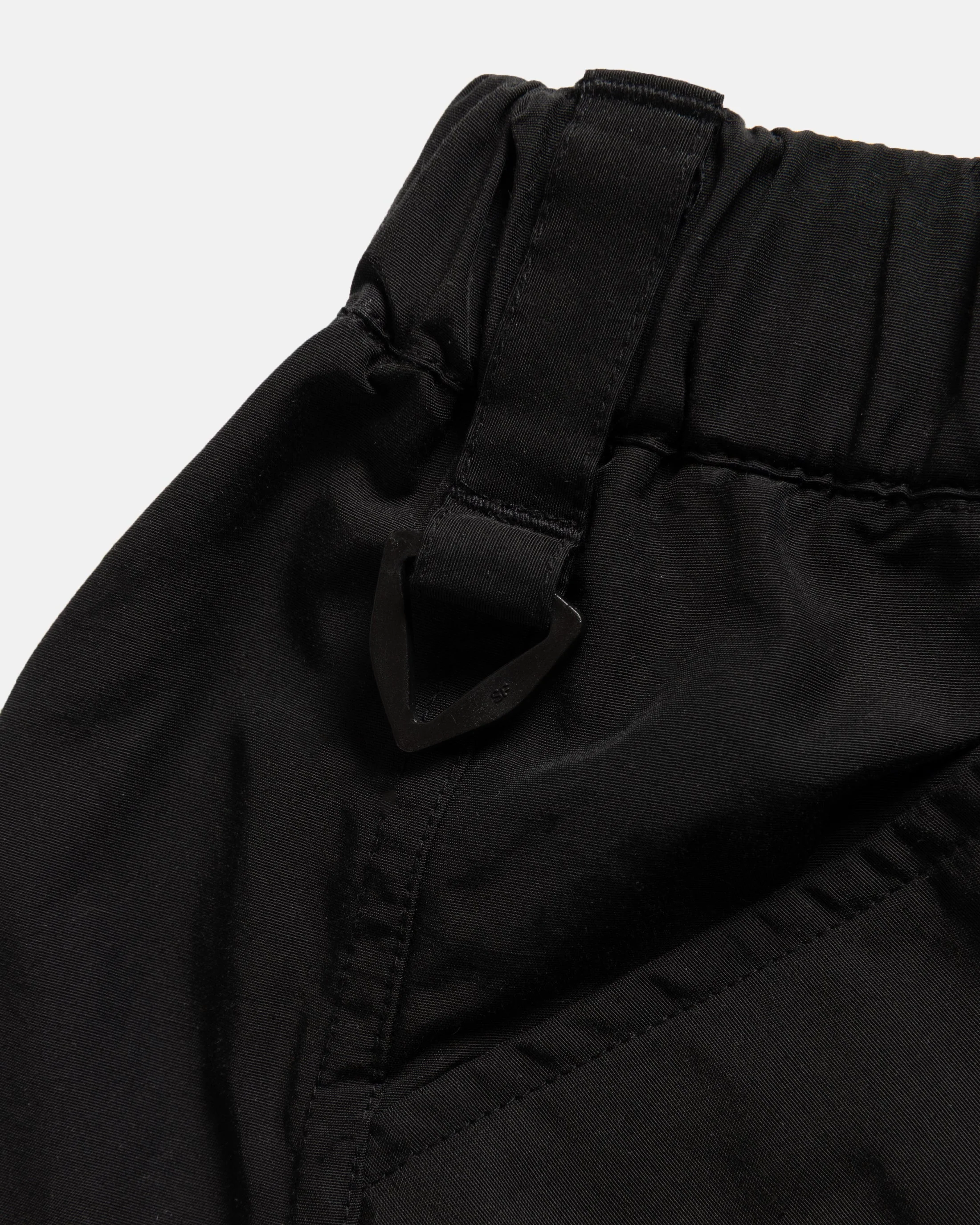 WARREN TREK SHORTS - BLACK WATER-REPELLENT 60/40 MOUNTAIN CLOTH WITH FULL MESH LINING - Image 4