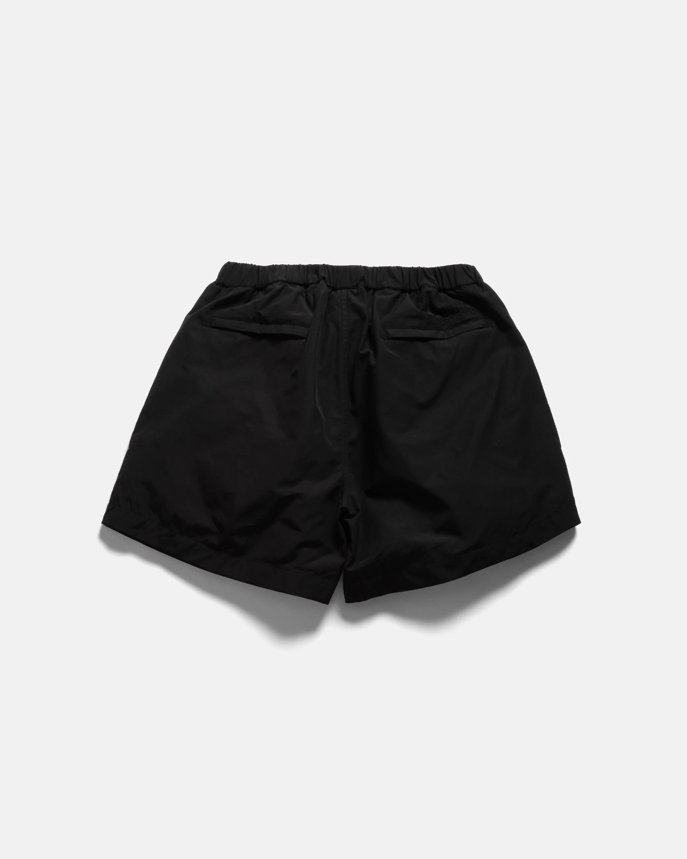 WARREN TREK SHORTS - BLACK WATER-REPELLENT 60/40 MOUNTAIN CLOTH WITH FULL MESH LINING - Image 6