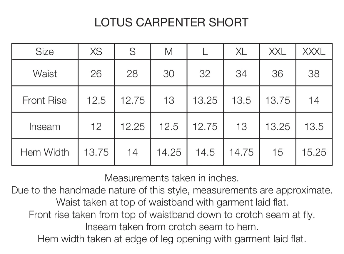 LOTUS CARPENTER SHORT - MIDNIGHT / ECRU / CHOCOLATE SCATTER EMBROIDERED COTTON MICRO RIPSTOP - Image 9