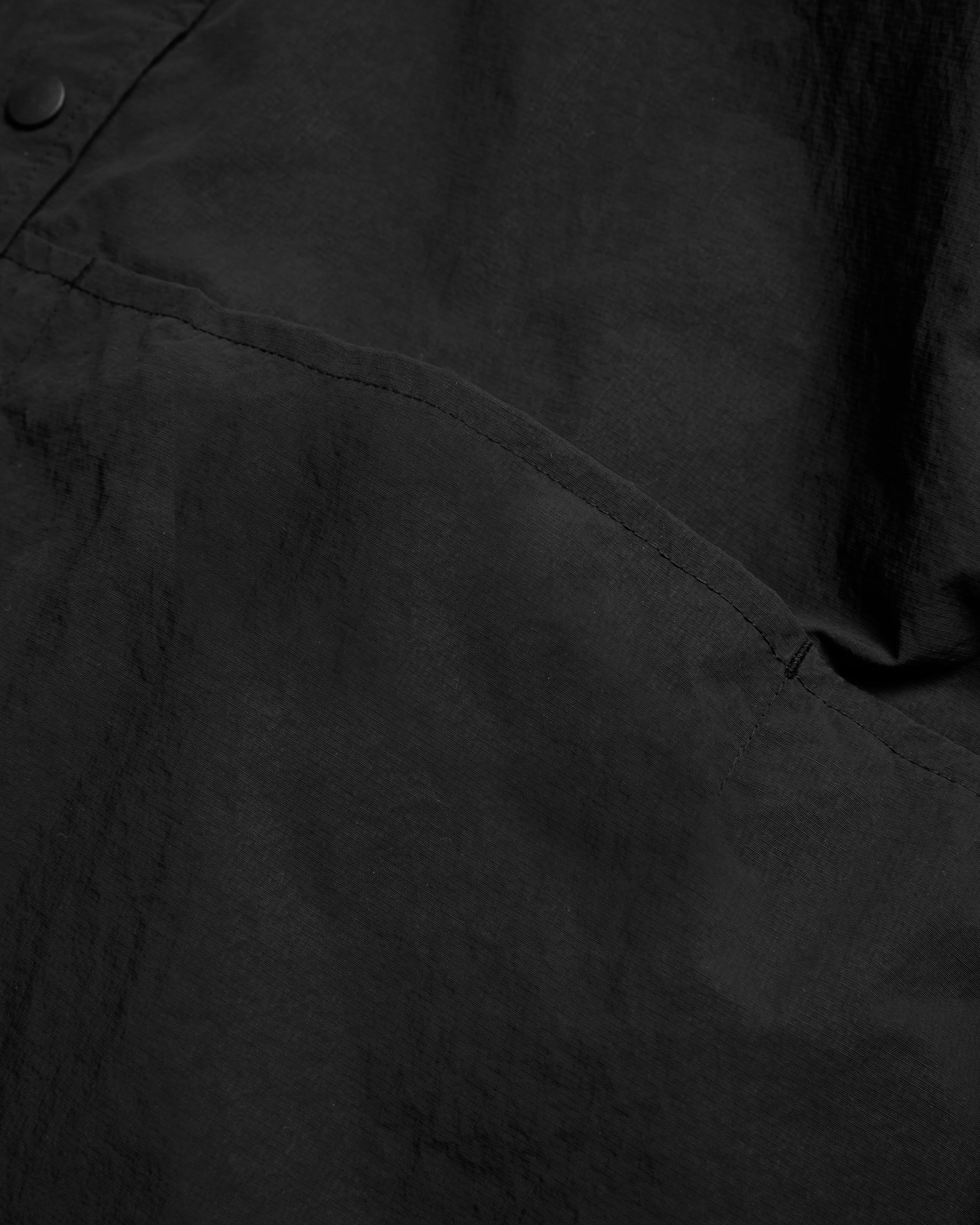 LS EASY WORK SHIRT - BLACK FEATHERWEIGHT MICRO RIPSTOP NYLON - Image 3
