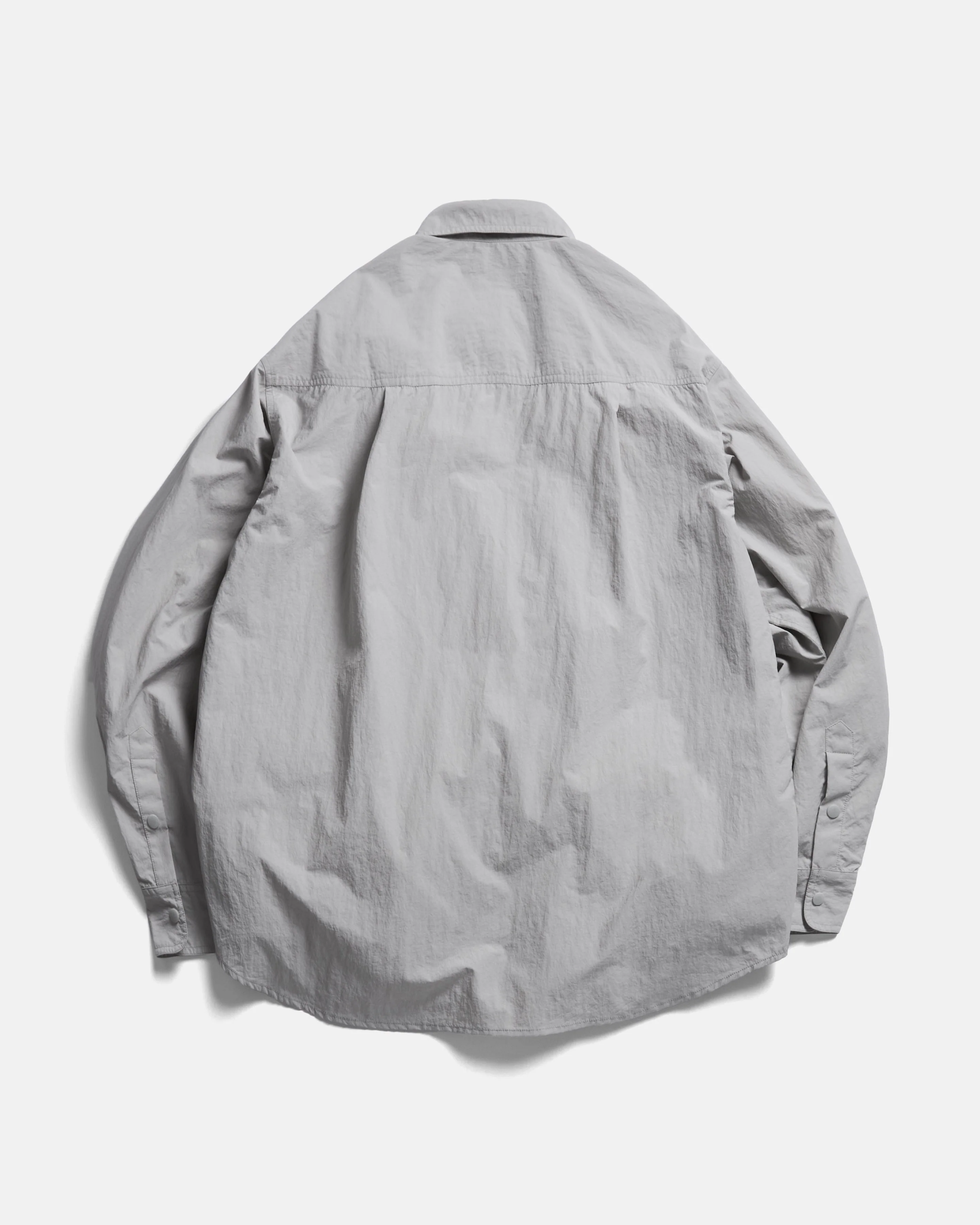 LS EASY WORK SHIRT - FOG GRAY FEATHERWEIGHT MICRO RIPSTOP NYLON - Image 10