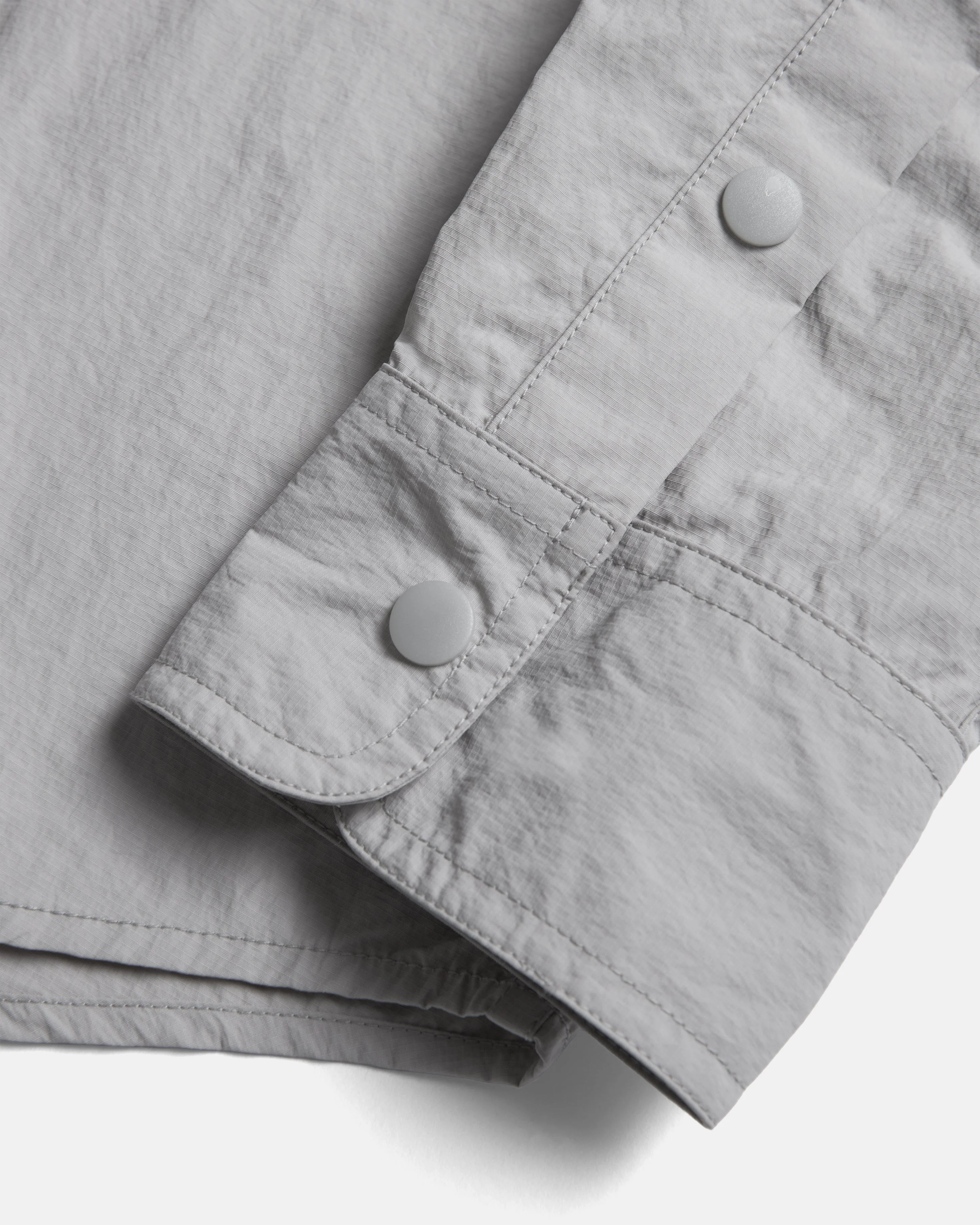 LS EASY WORK SHIRT - FOG GRAY FEATHERWEIGHT MICRO RIPSTOP NYLON - Image 9