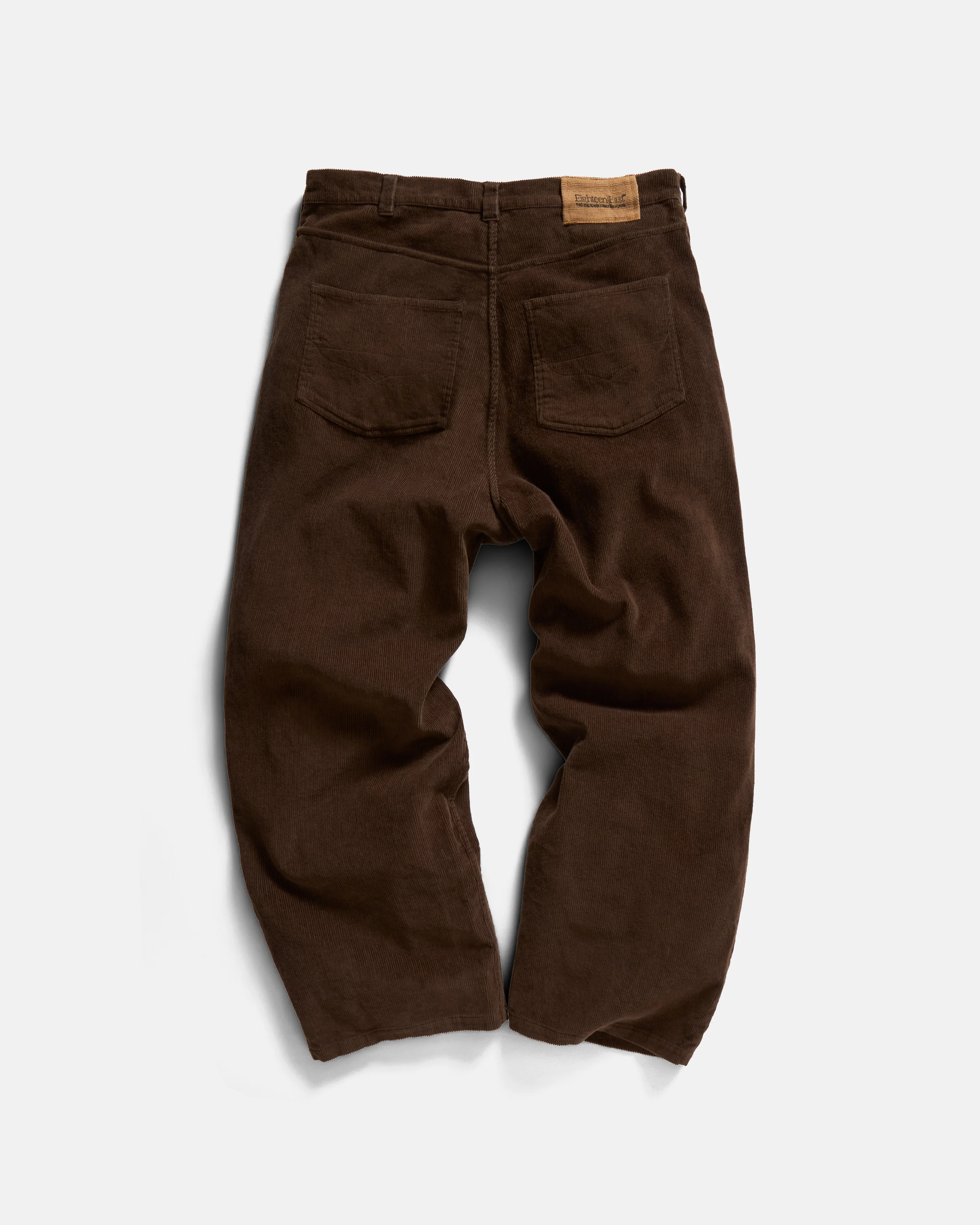 MATTEO FIVE POCKET CORDS - EARTHEN BROWN COTTON CORDUROY - Image 4