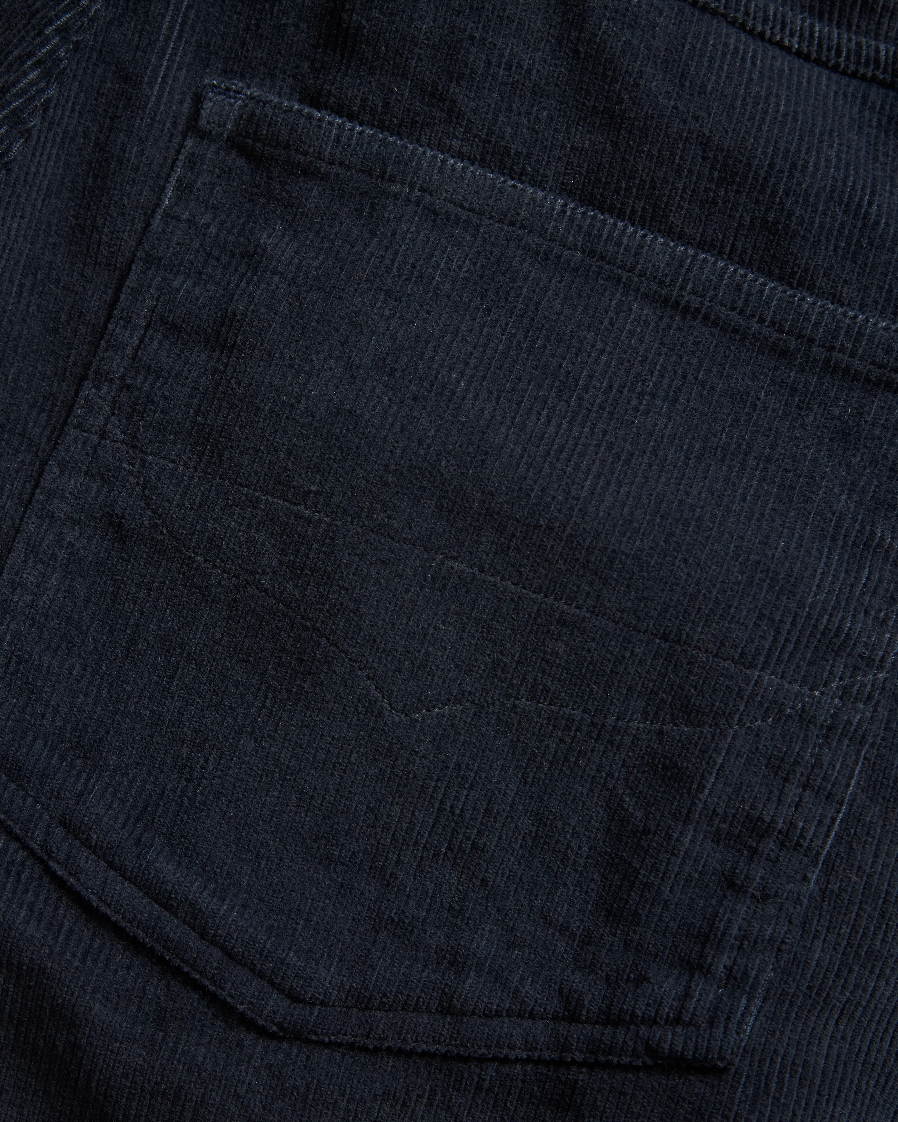 MATTEO FIVE POCKET CORDS - FADED MIDNIGHT NAVY COTTON CORDUROY - Image 6