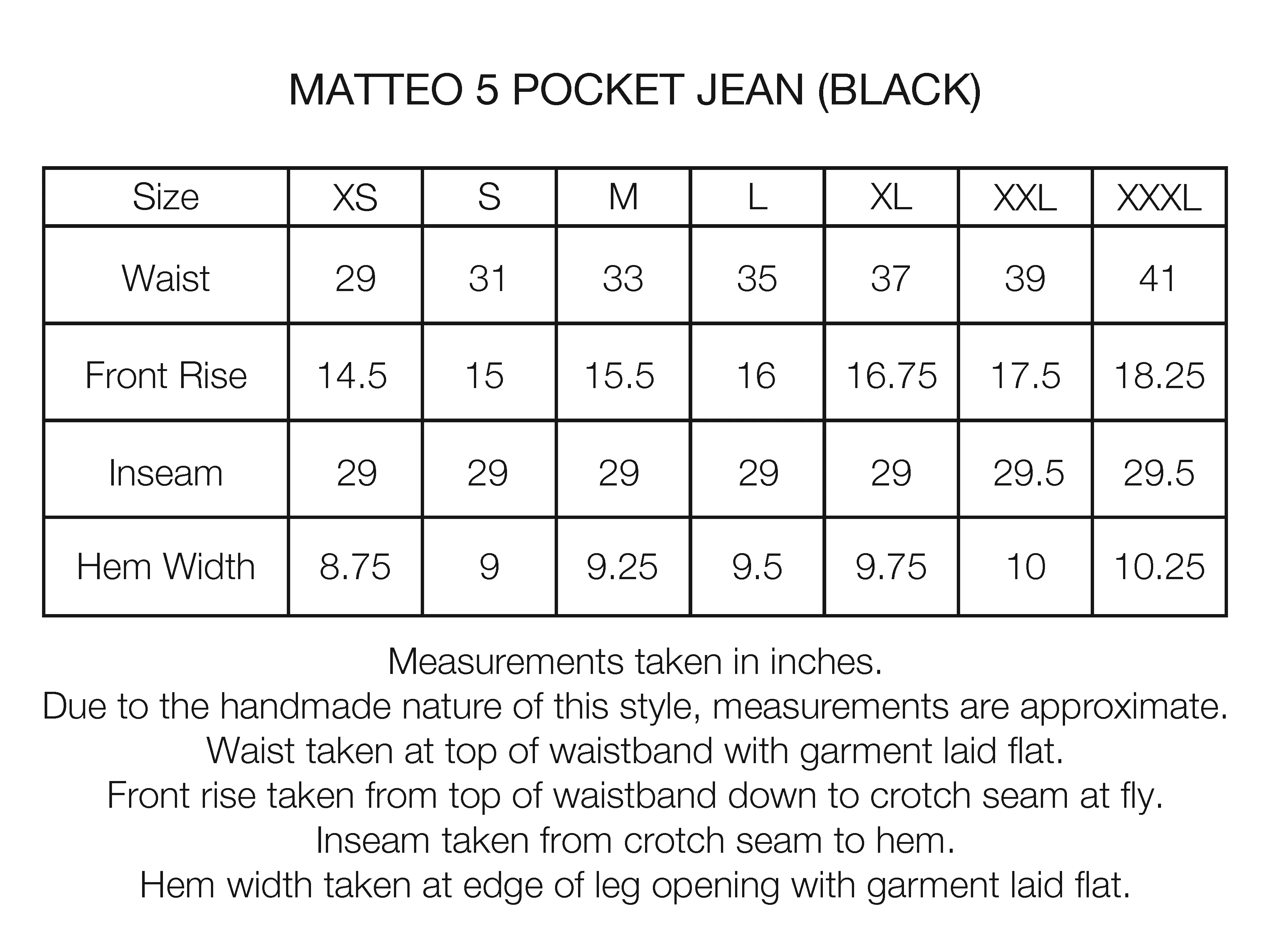 MATTEO FIVE POCKET JEANS - BLACK 13 oz. INDIAN RAW DENIM - Image 7