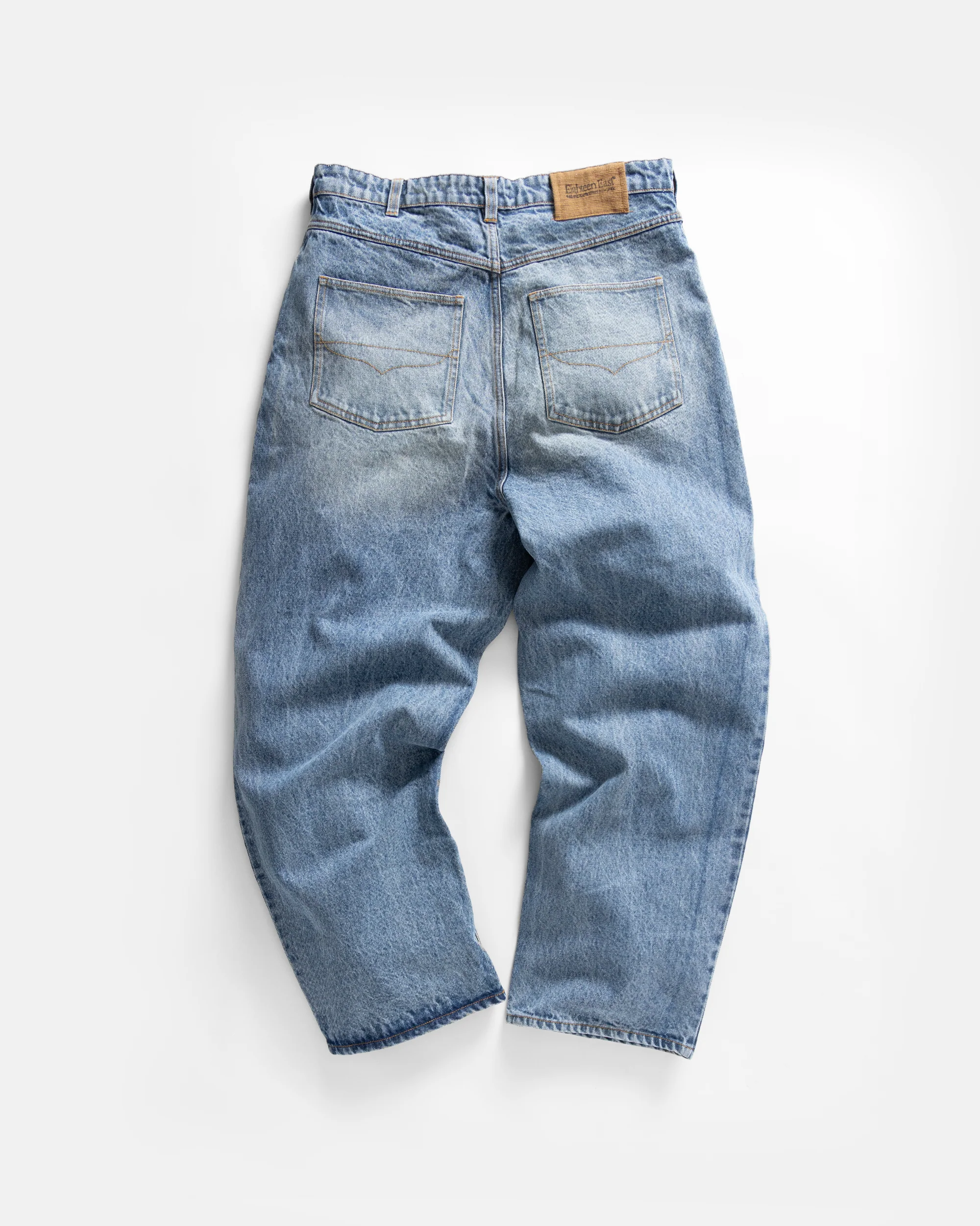 MATTEO FIVE POCKET JEANS - 13 oz. MID-WASH DENIM - Image 5