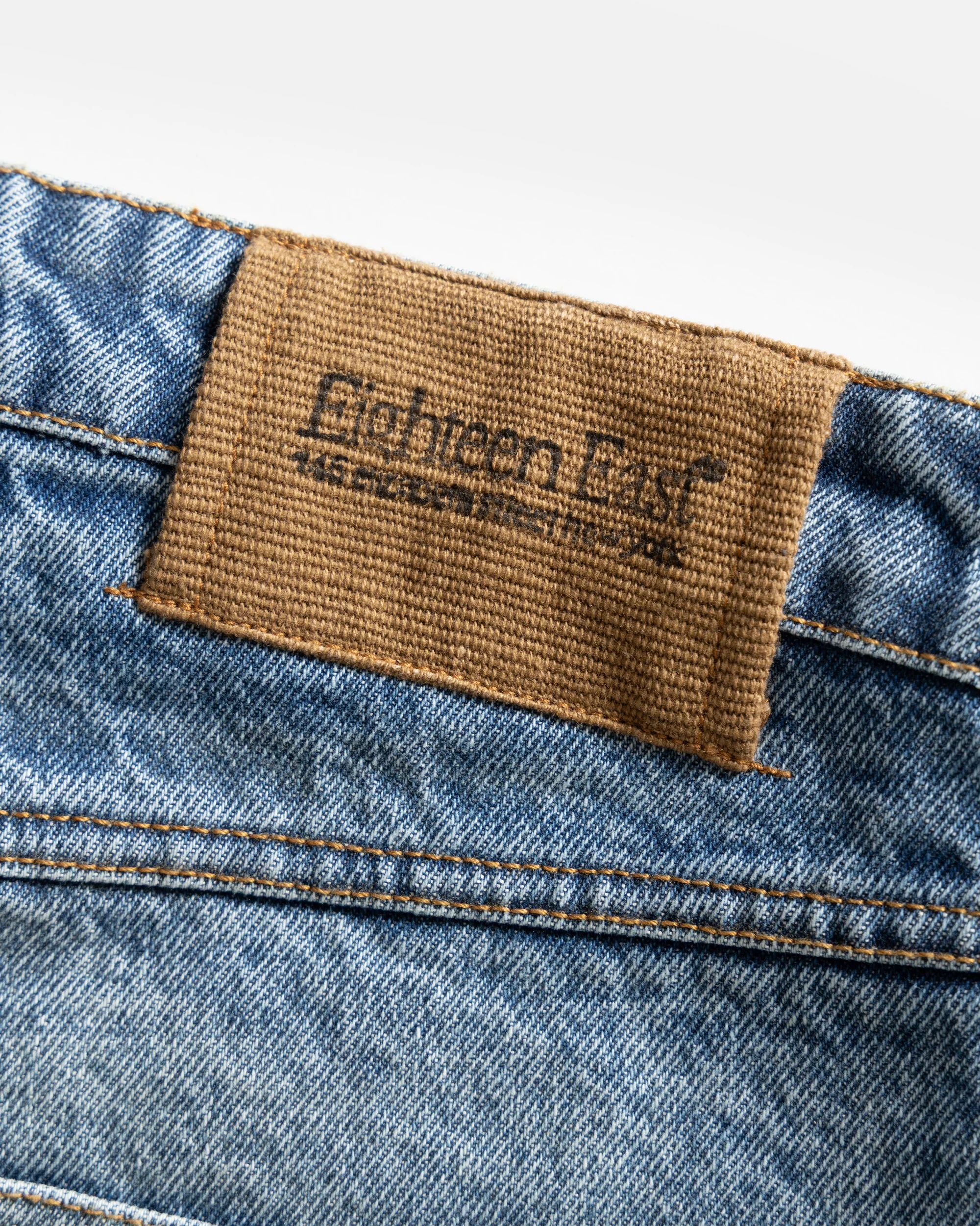 MATTEO FIVE POCKET JEANS - 13 oz. MID-WASH DENIM - Image 6