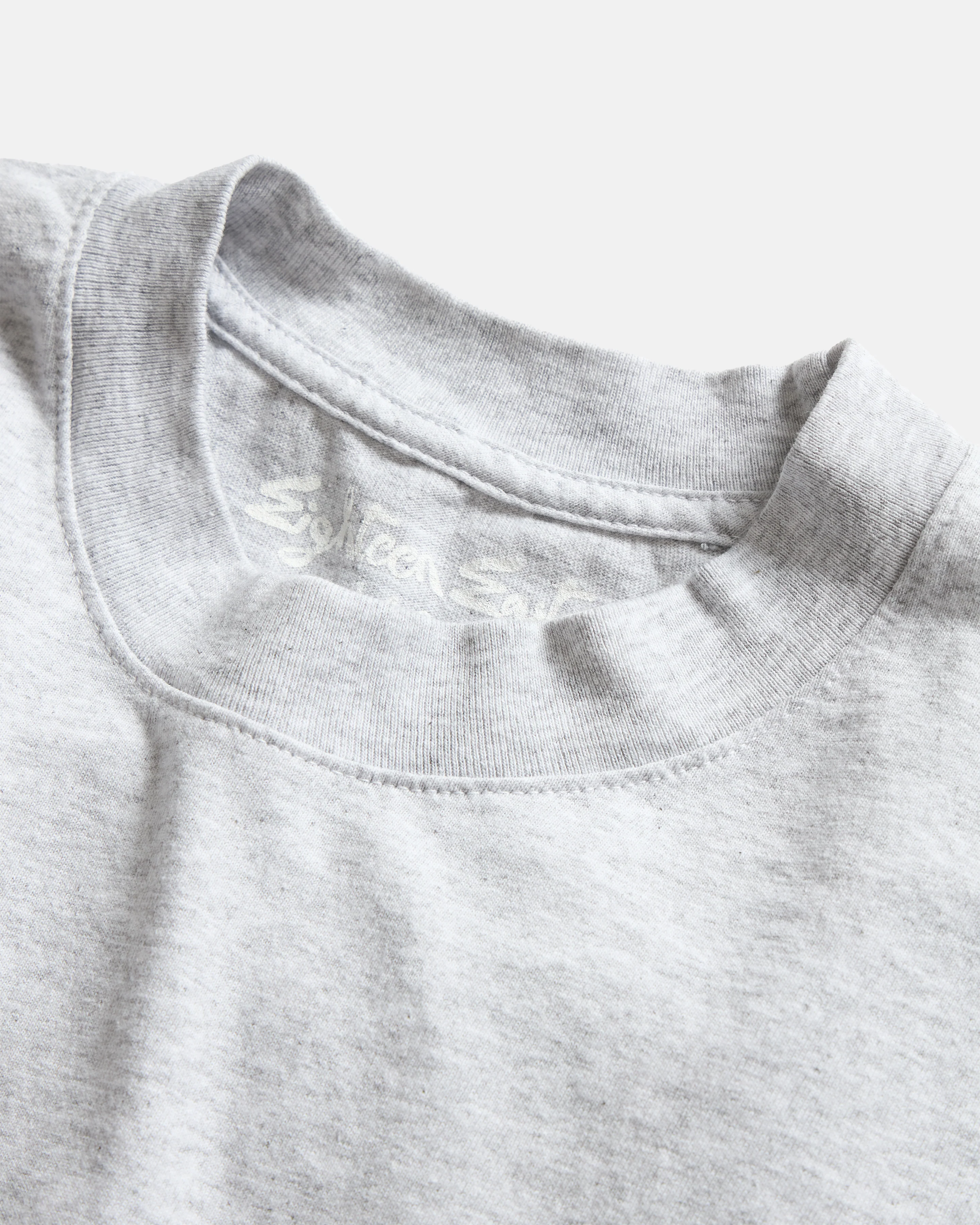 ARCHITECTS S/S TEE - ASH HEATHER / WHITE 6.5 oz. AMERICAN COTTON JERSEY - Image 3