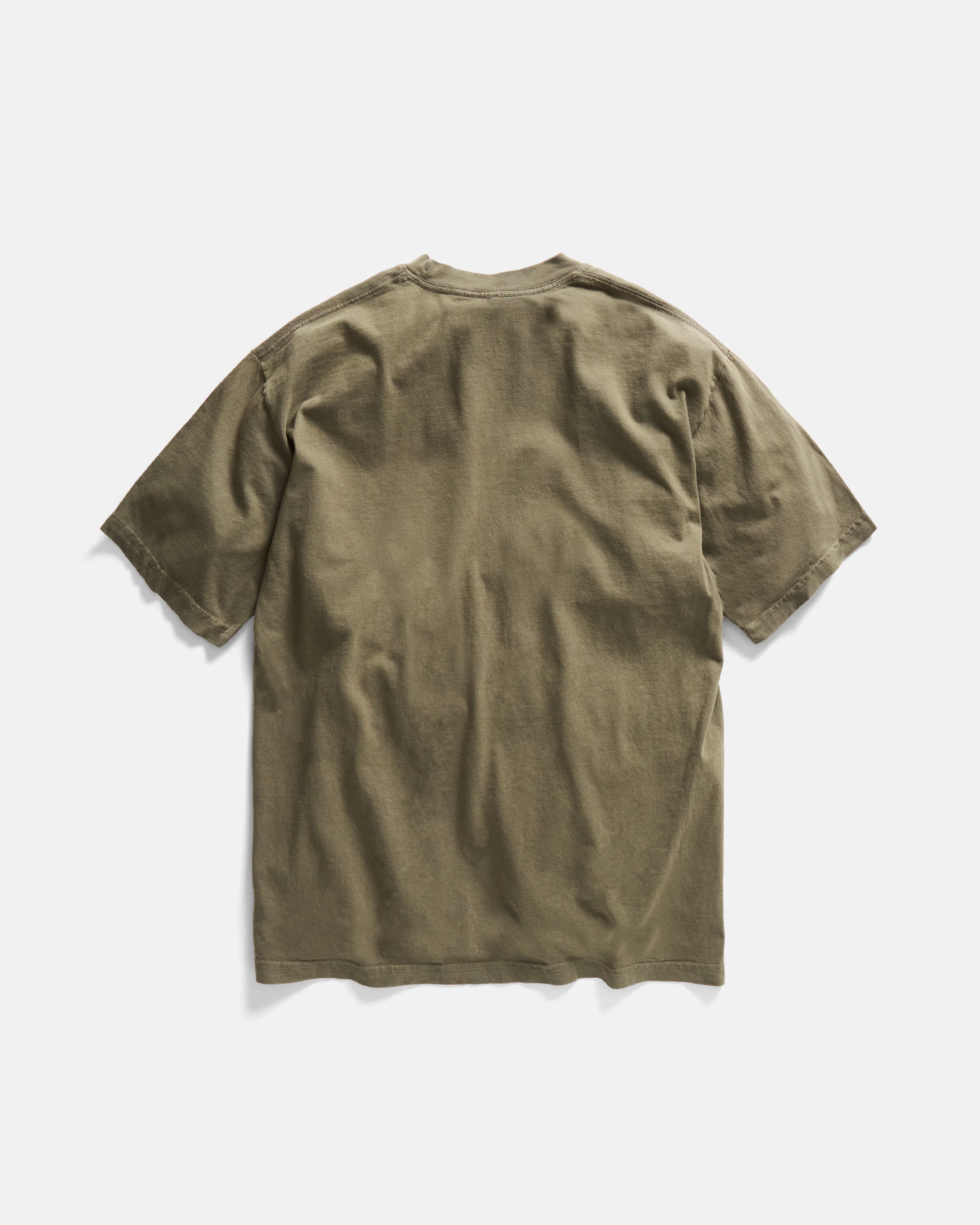 ARCHITECTS S/S TEE - O.D. GREEN / DEEP PETROL 6.5 oz. AMERICAN COTTON JERSEY - Image 2