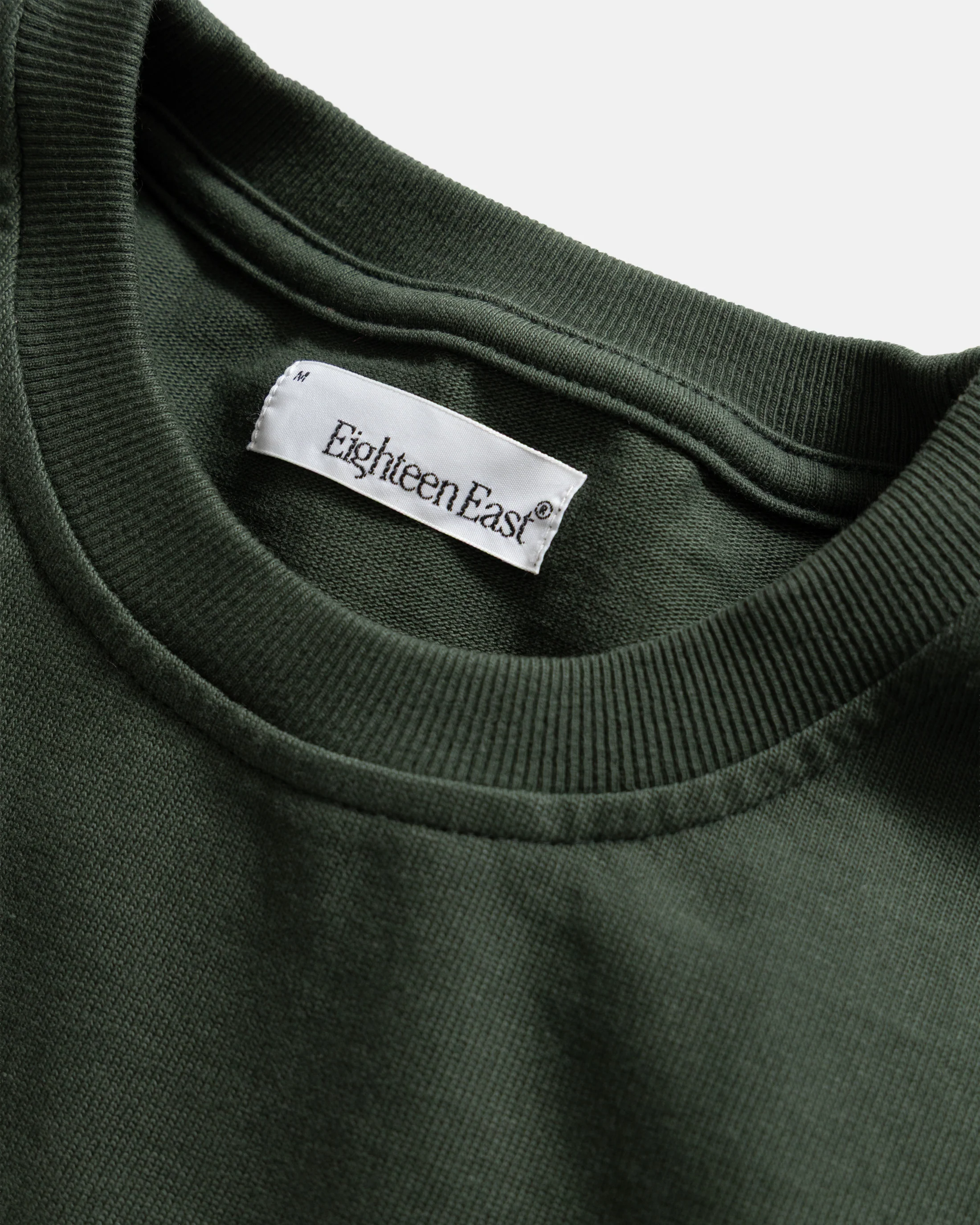 MOORE HEAVYWEIGHT TEE - HUNTER 12.25 oz. COTTON JERSEY - Image 2