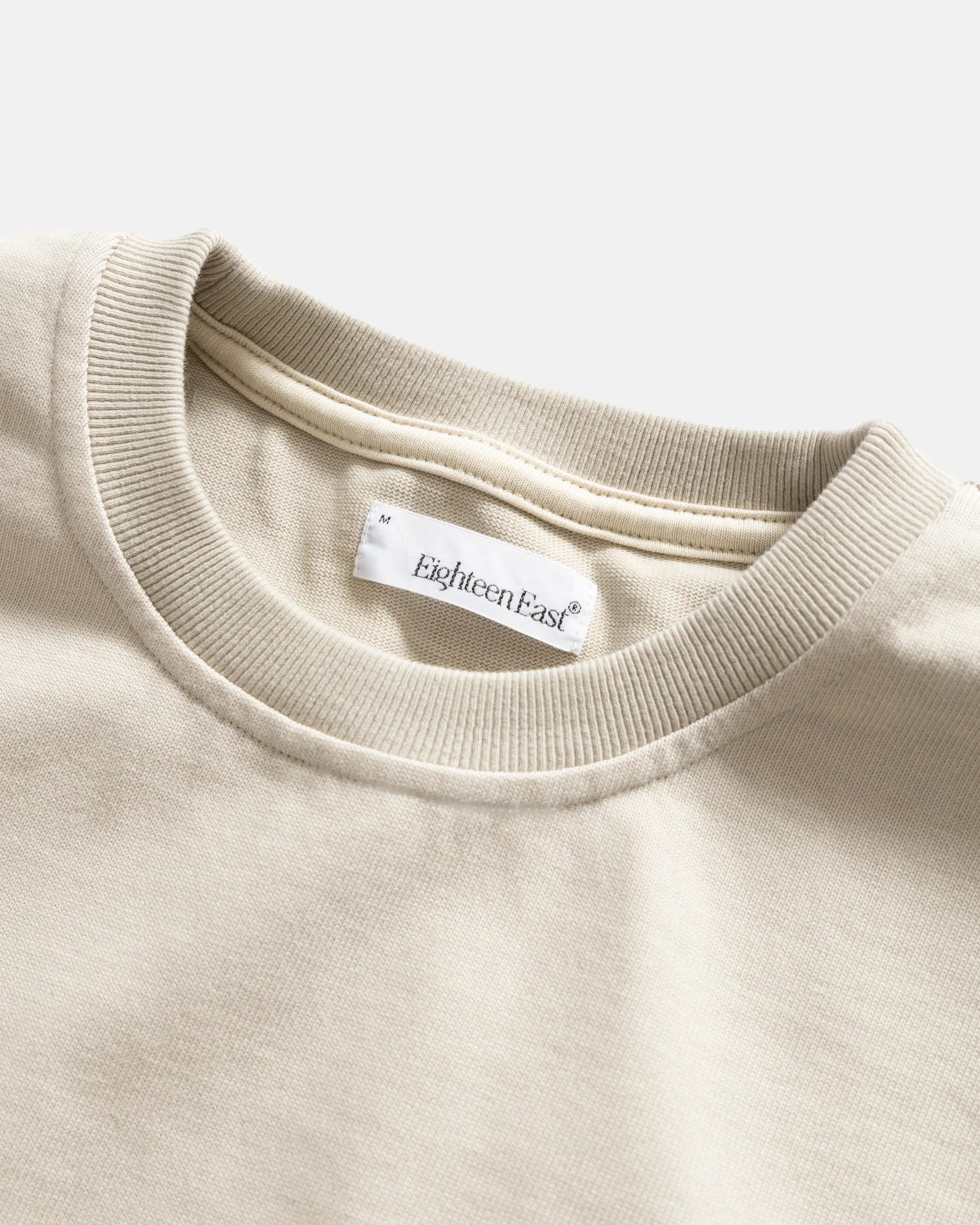 MOORE HEAVYWEIGHT TEE - SALT 12.25 oz. COTTON JERSEY - Image 2