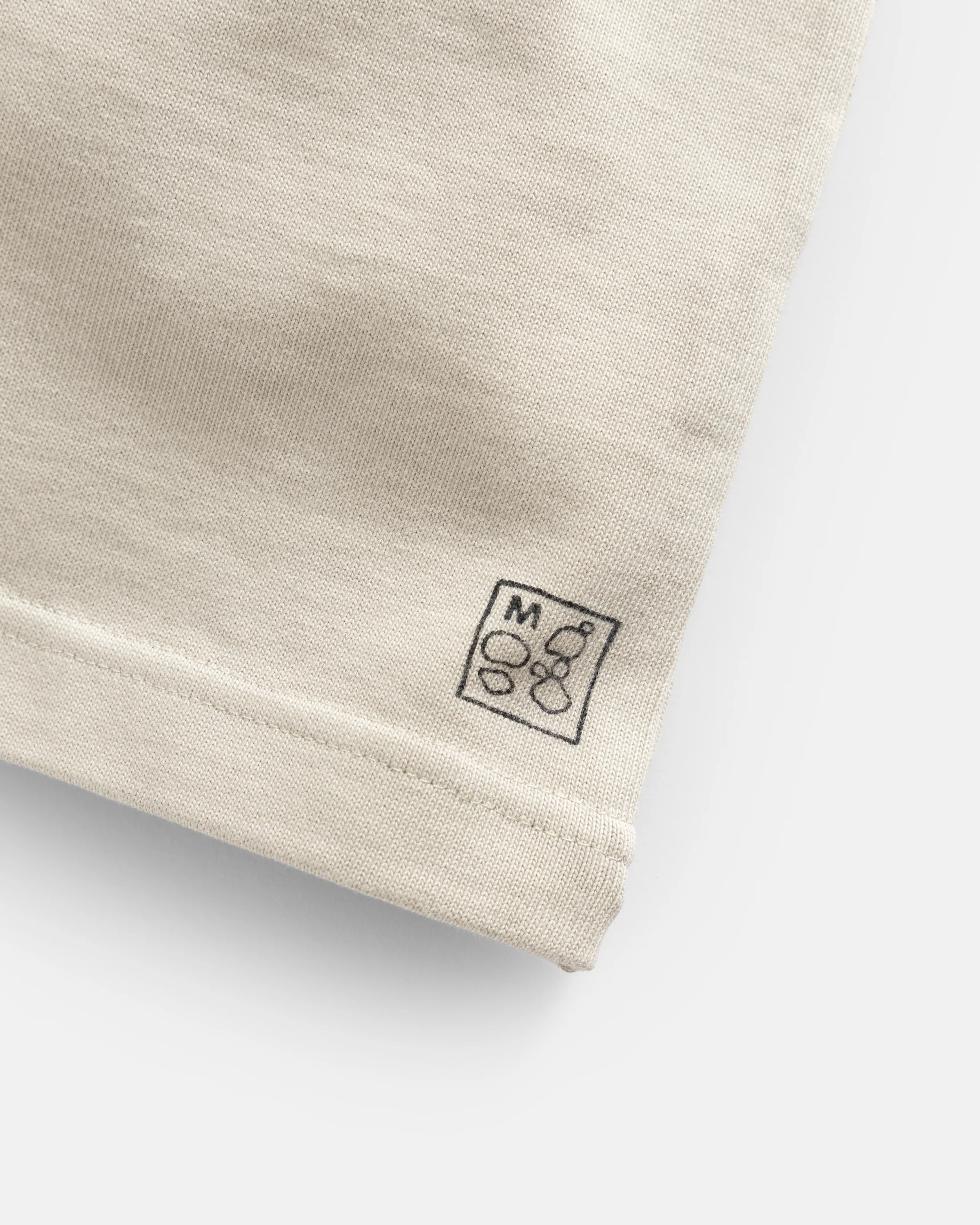 MOORE HEAVYWEIGHT TEE - SALT 12.25 oz. COTTON JERSEY - Image 3