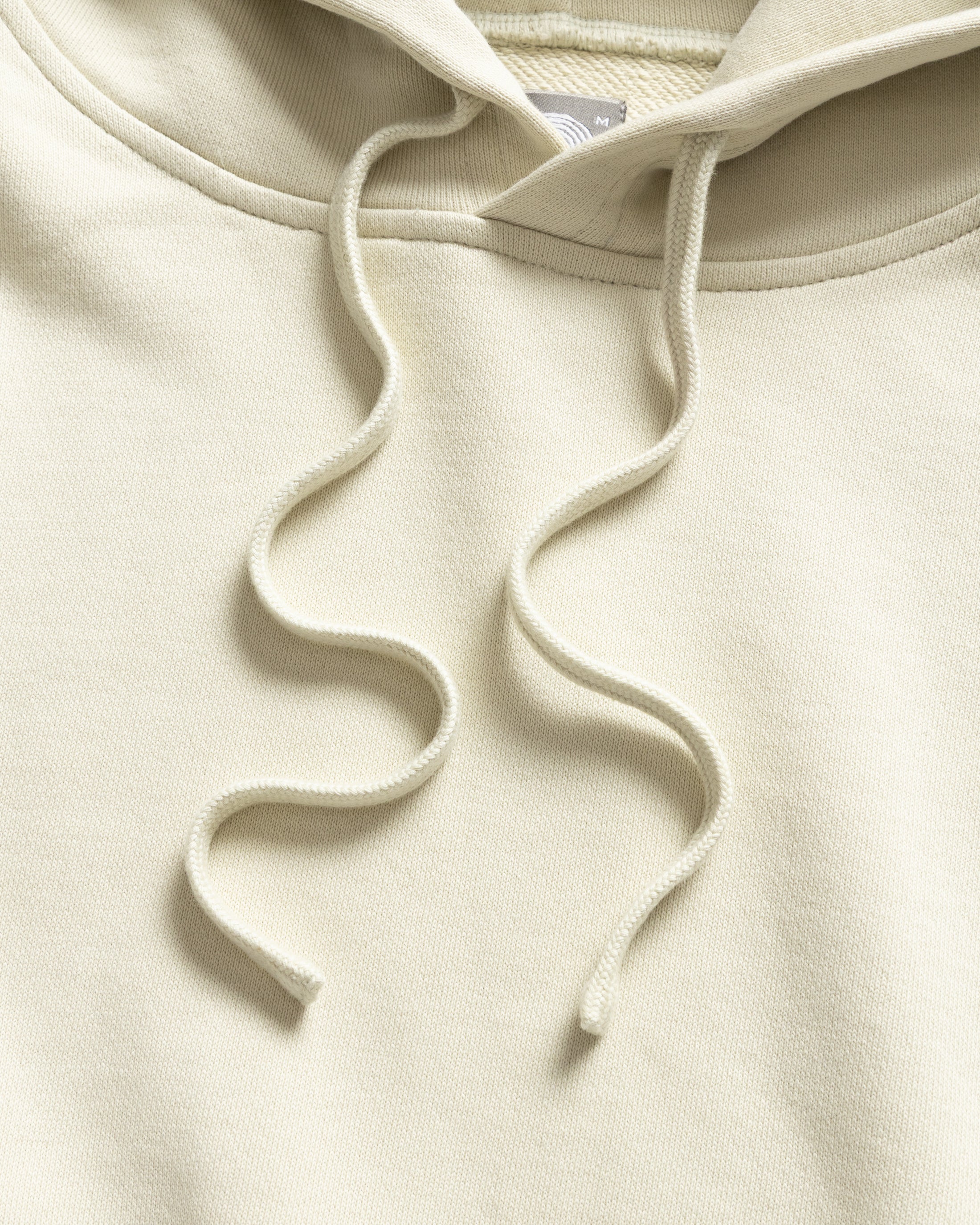 NOVIS HOODED SWEATSHIRT - BARELY LICHEN 19oz. ALL COTTON LOOPBACK TERRY FLEECE - Image 5