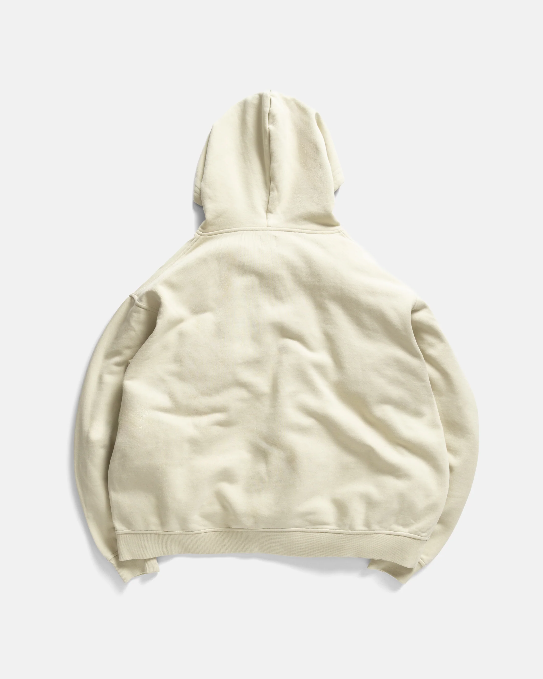 NOVIS HOODED SWEATSHIRT - BARELY LICHEN 19oz. ALL COTTON LOOPBACK TERRY FLEECE - Image 7