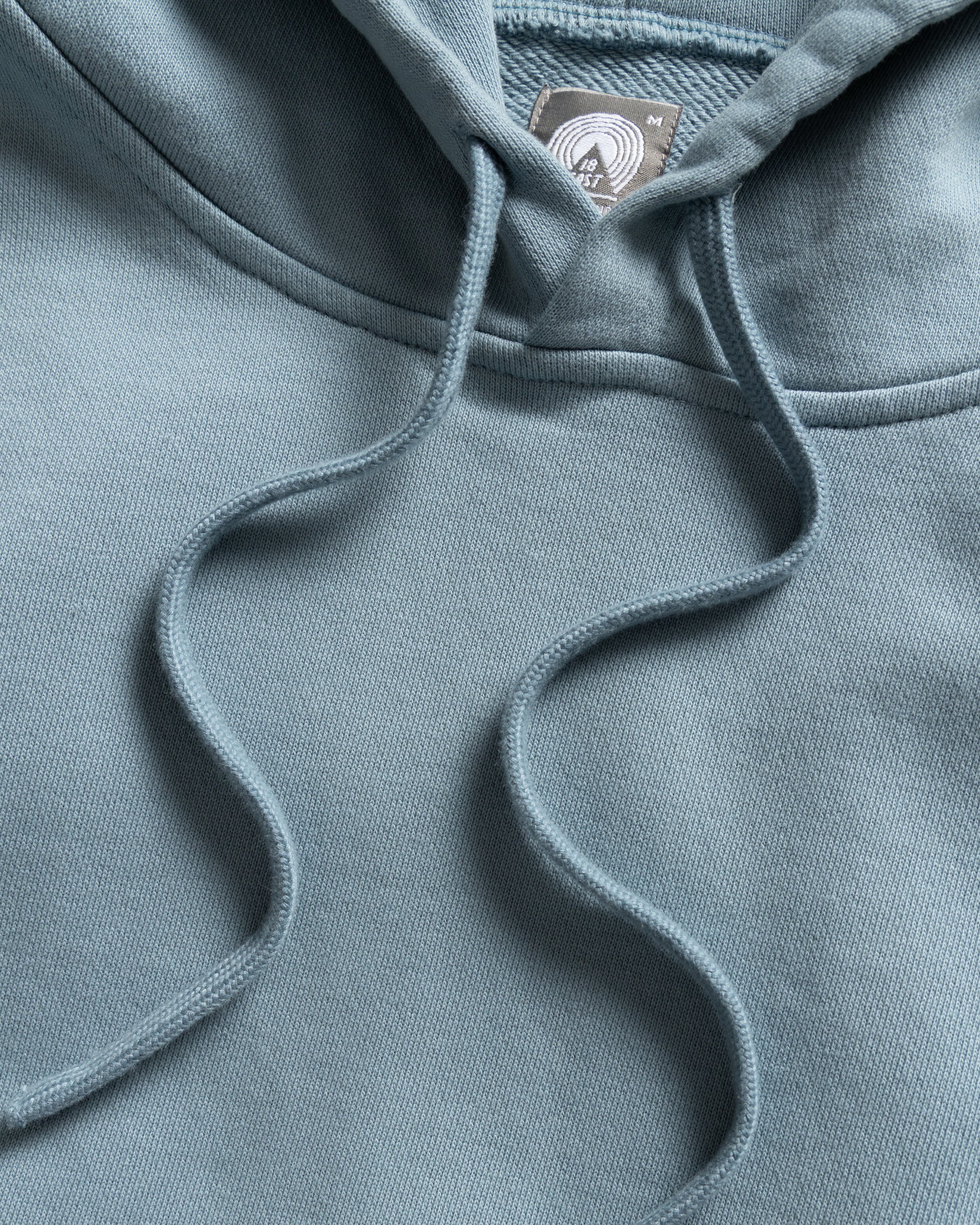 NOVIS HOODED SWEATSHIRT - CITADEL BLUE 19oz. ALL COTTON LOOPBACK TERRY FLEECE - Image 2