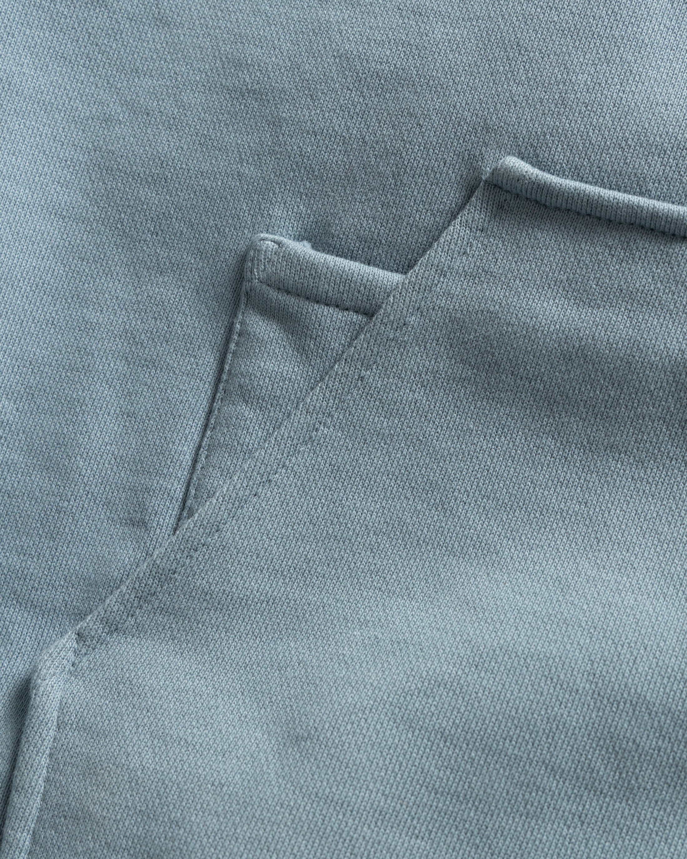 NOVIS HOODED SWEATSHIRT - CITADEL BLUE 19oz. ALL COTTON LOOPBACK TERRY FLEECE - Image 3