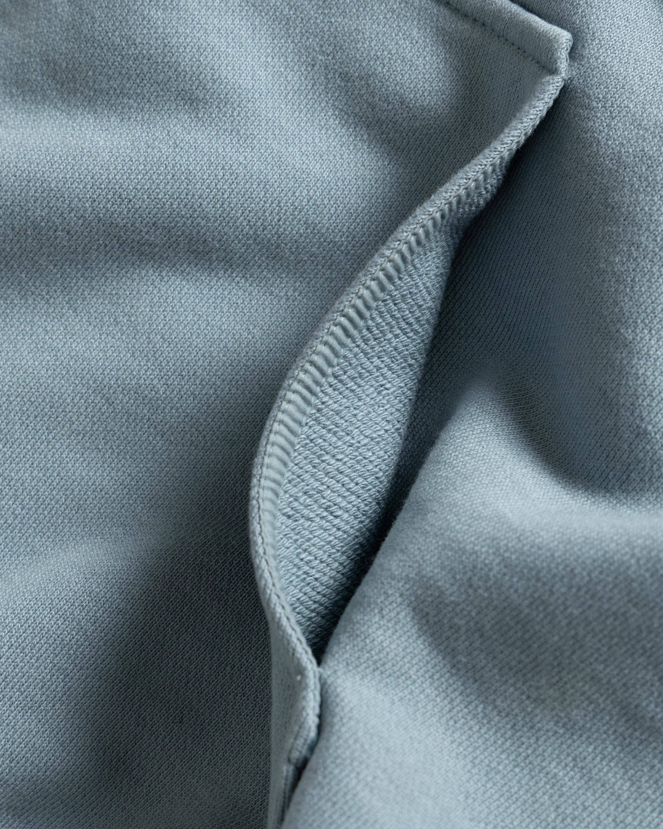 NOVIS HOODED SWEATSHIRT - CITADEL BLUE 19oz. ALL COTTON LOOPBACK TERRY FLEECE - Image 4