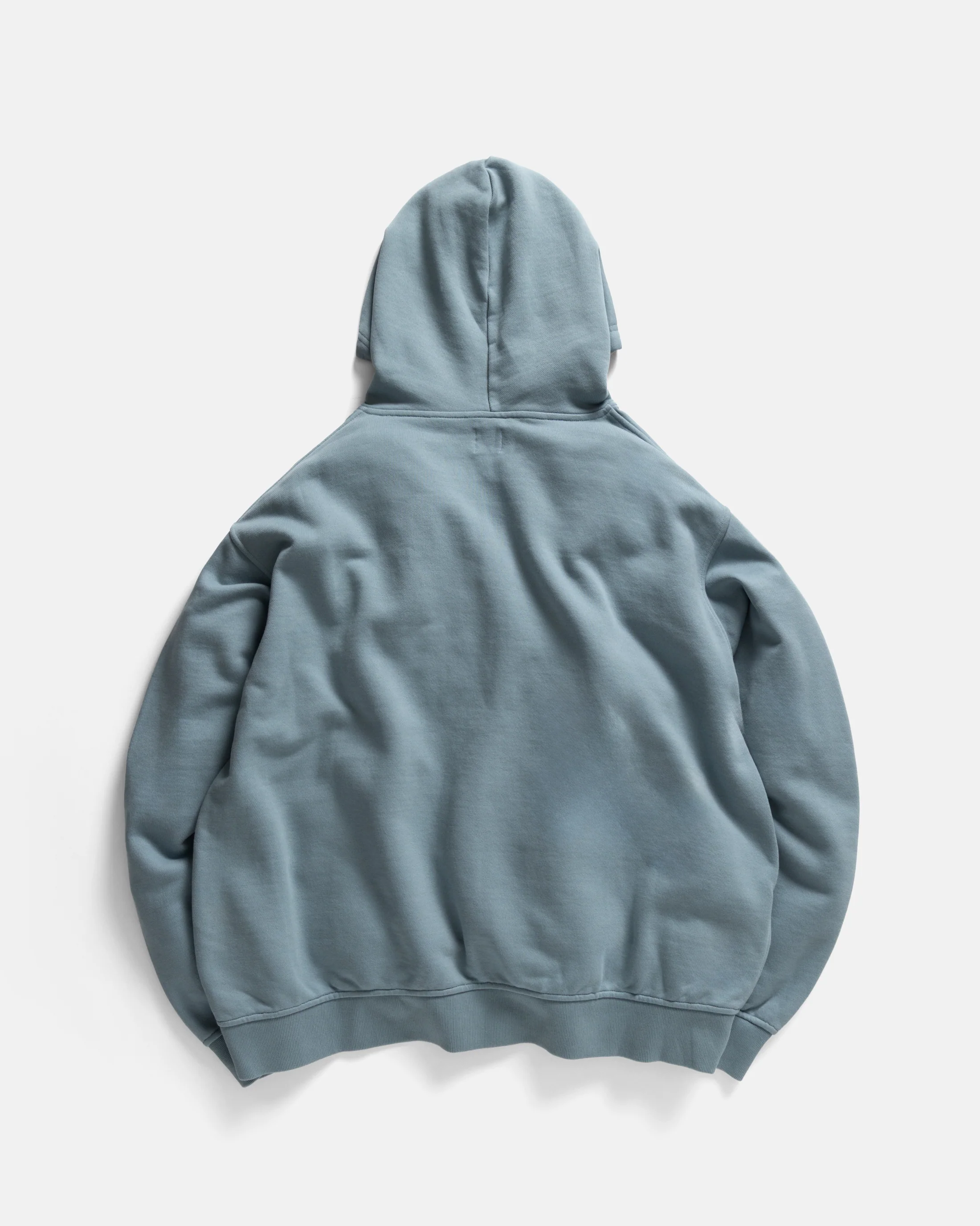 NOVIS HOODED SWEATSHIRT - CITADEL BLUE 19oz. ALL COTTON LOOPBACK TERRY FLEECE - Image 5