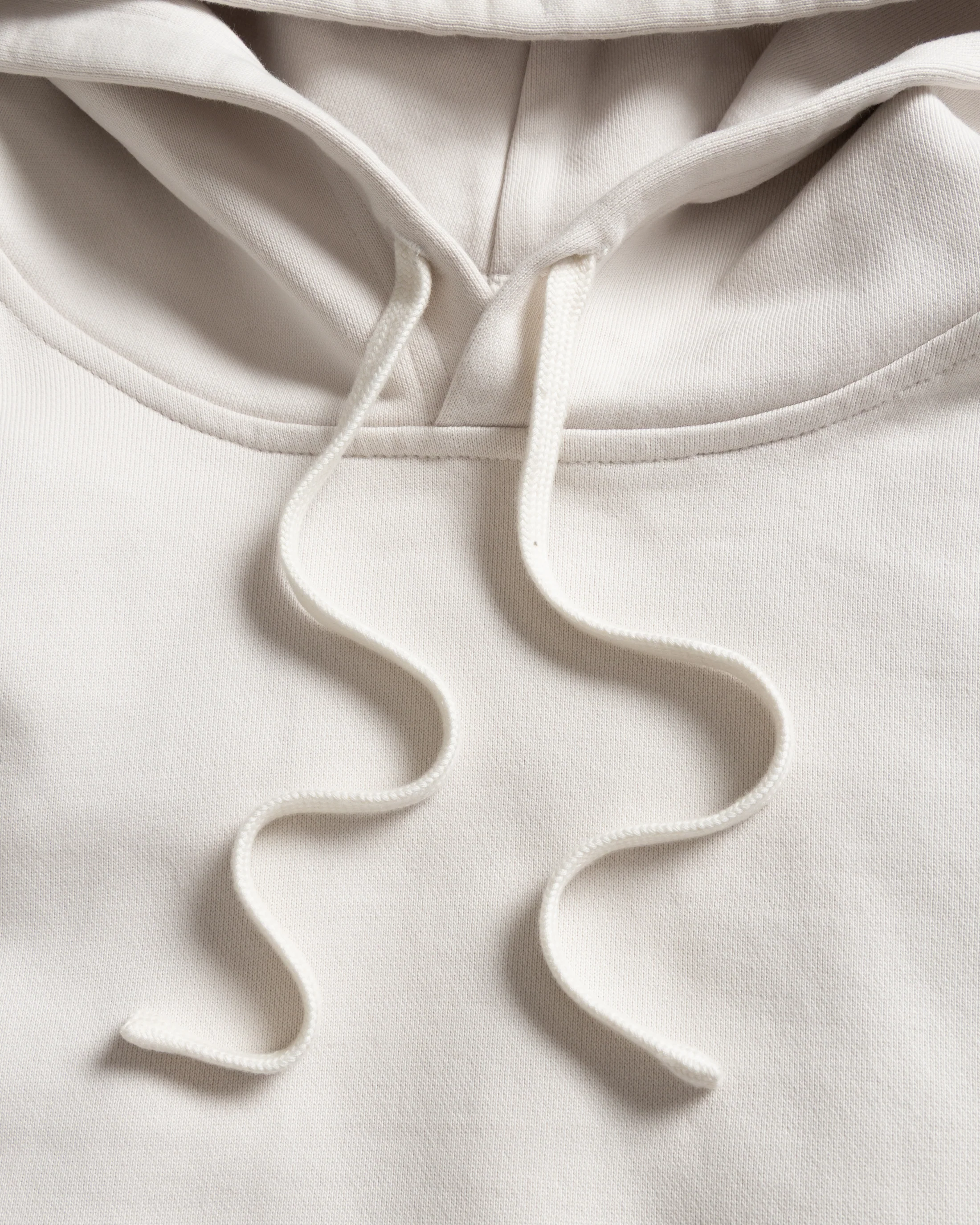 NOVIS HOODED SWEATSHIRT - ECRU 19oz. ALL COTTON LOOPBACK TERRY FLEECE - Image 2