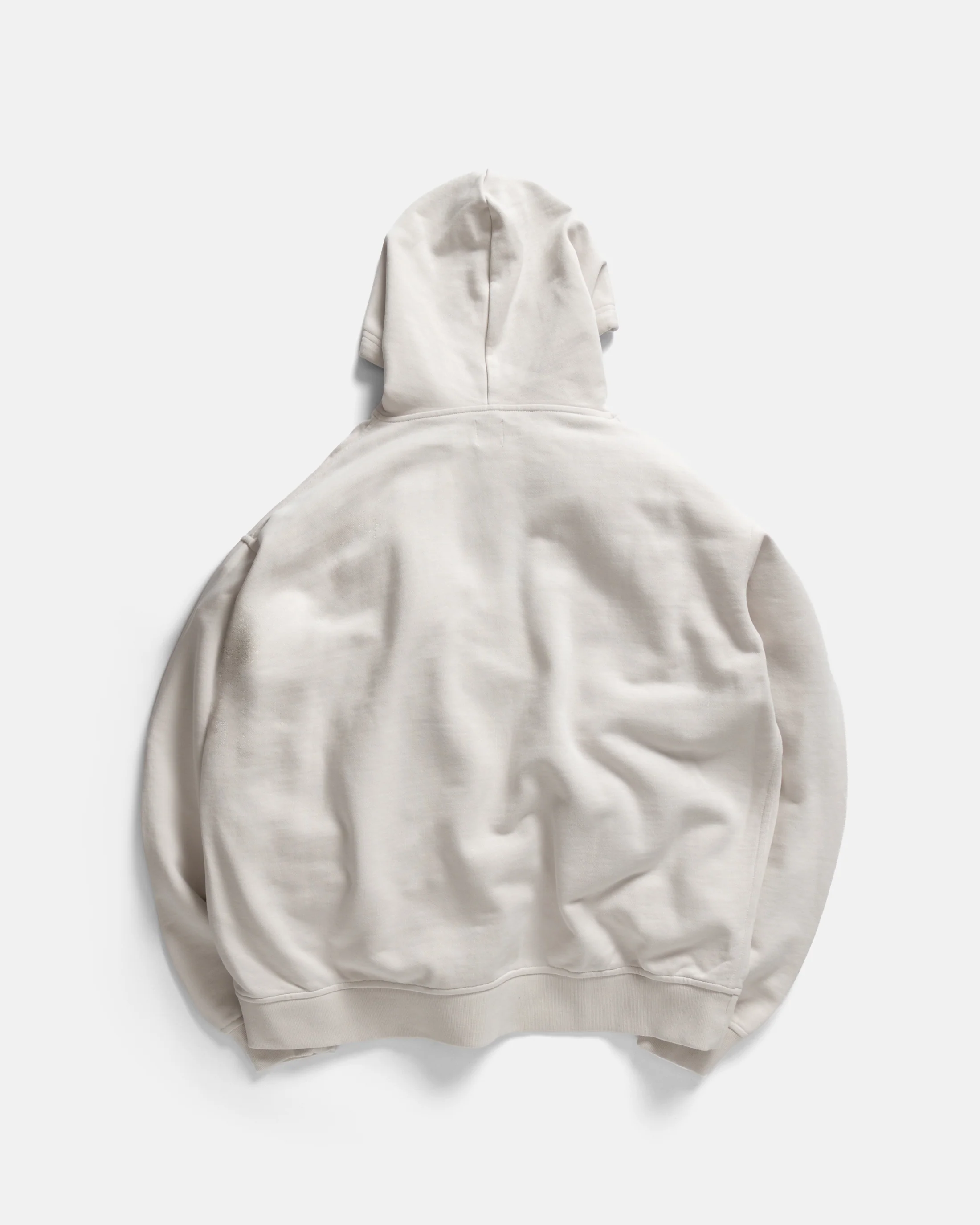 NOVIS HOODED SWEATSHIRT - ECRU 19oz. ALL COTTON LOOPBACK TERRY FLEECE - Image 6
