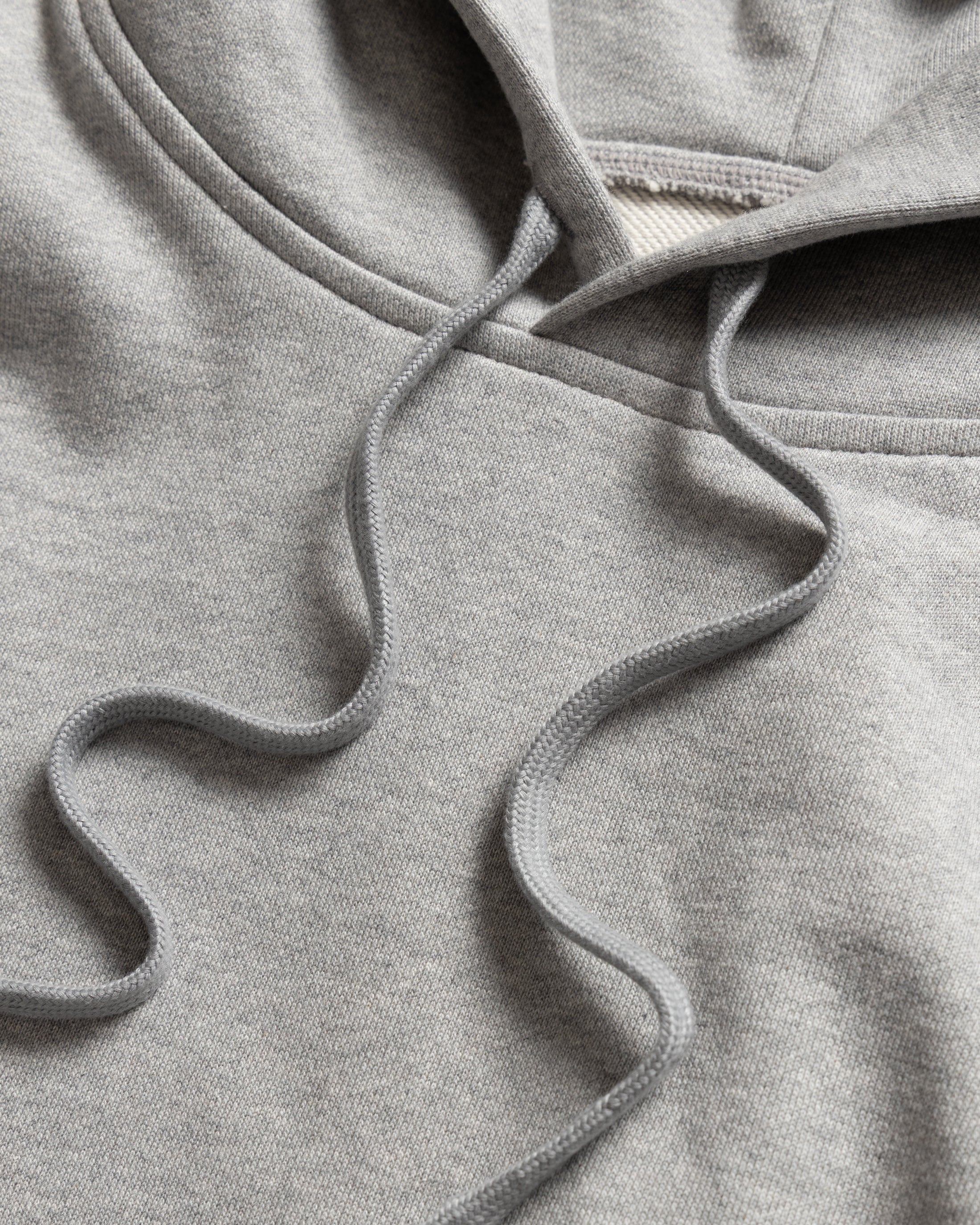 NOVIS HOODED SWEATSHIRT - PRACTICE HEATHER 19oz. ALL COTTON LOOPBACK TERRY FLEECE - Image 3