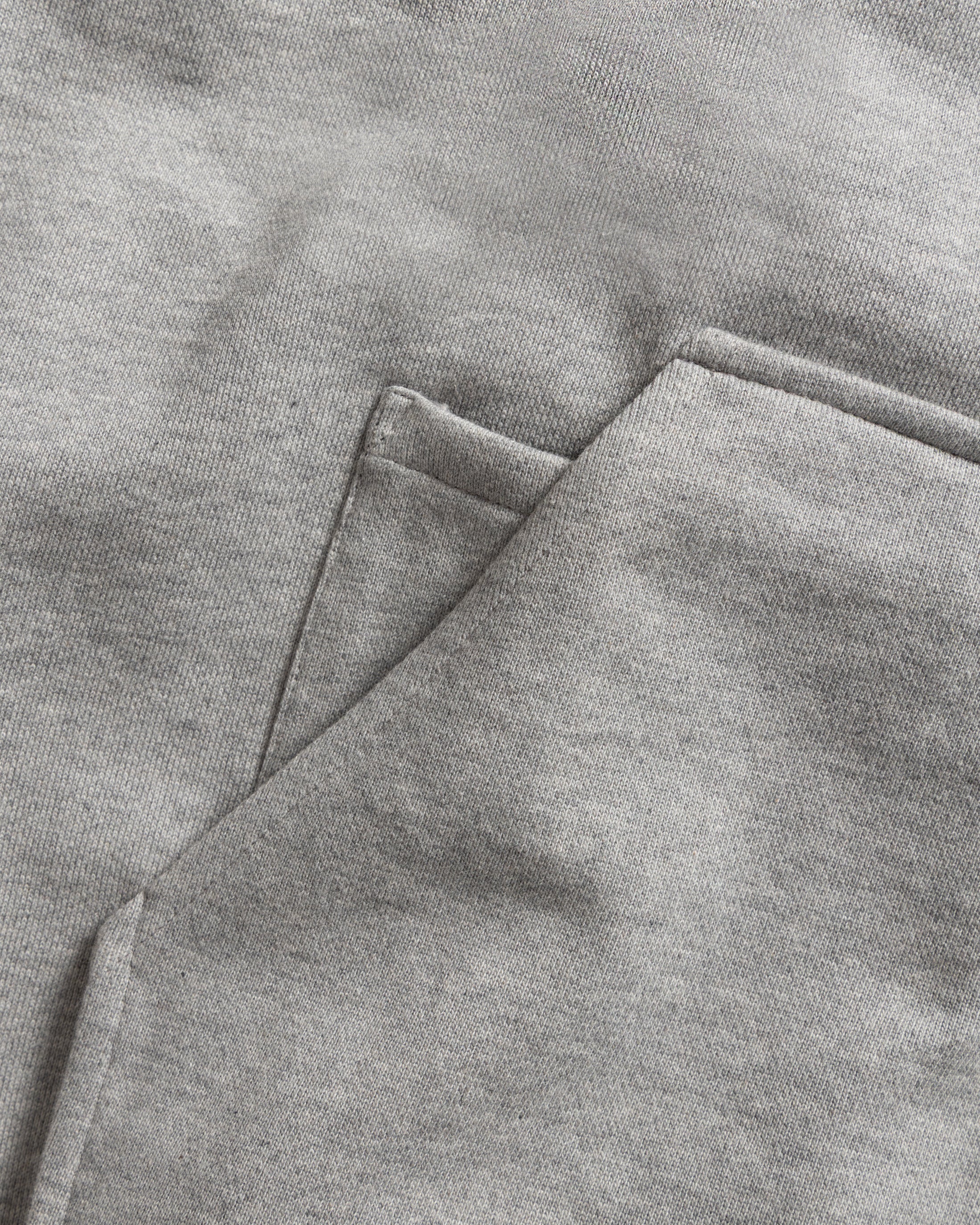 NOVIS HOODED SWEATSHIRT - PRACTICE HEATHER 19oz. ALL COTTON LOOPBACK TERRY FLEECE - Image 5