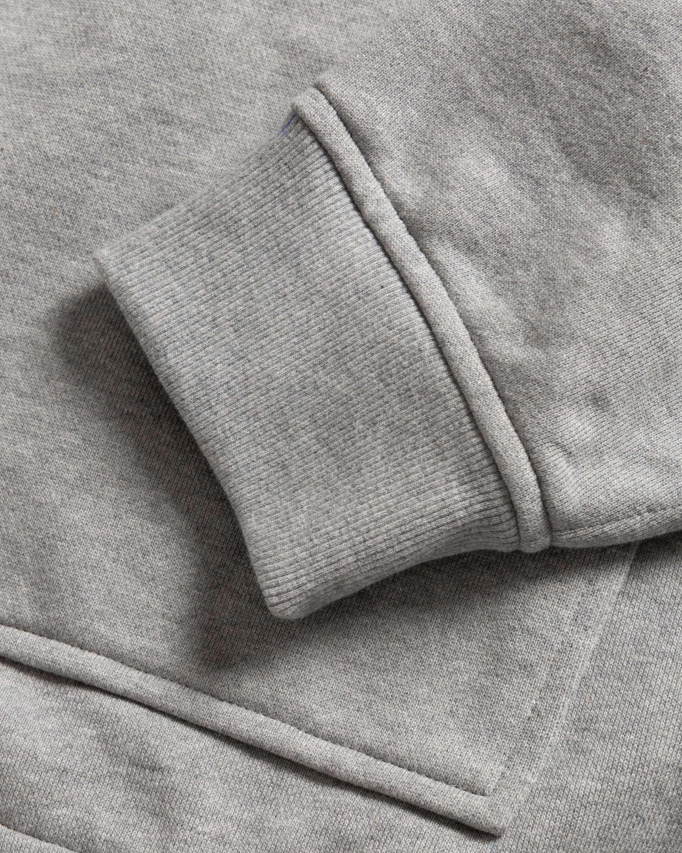 NOVIS HOODED SWEATSHIRT - PRACTICE HEATHER 19oz. ALL COTTON LOOPBACK TERRY FLEECE - Image 7