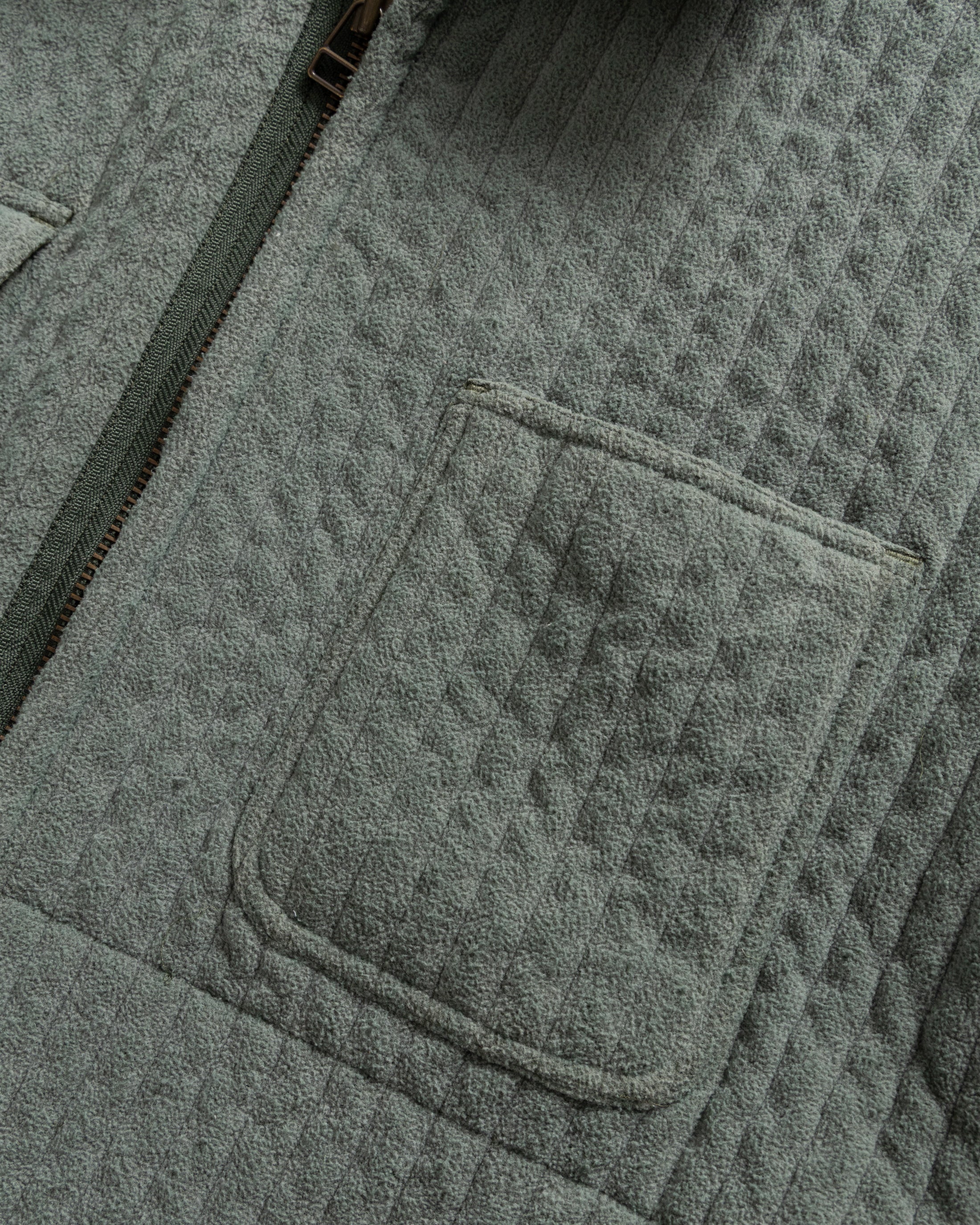OUTWORKER SHIRT - OREGANO QUILTED BRUSHED PILE DOUBLE FACE COTTON - Image 4