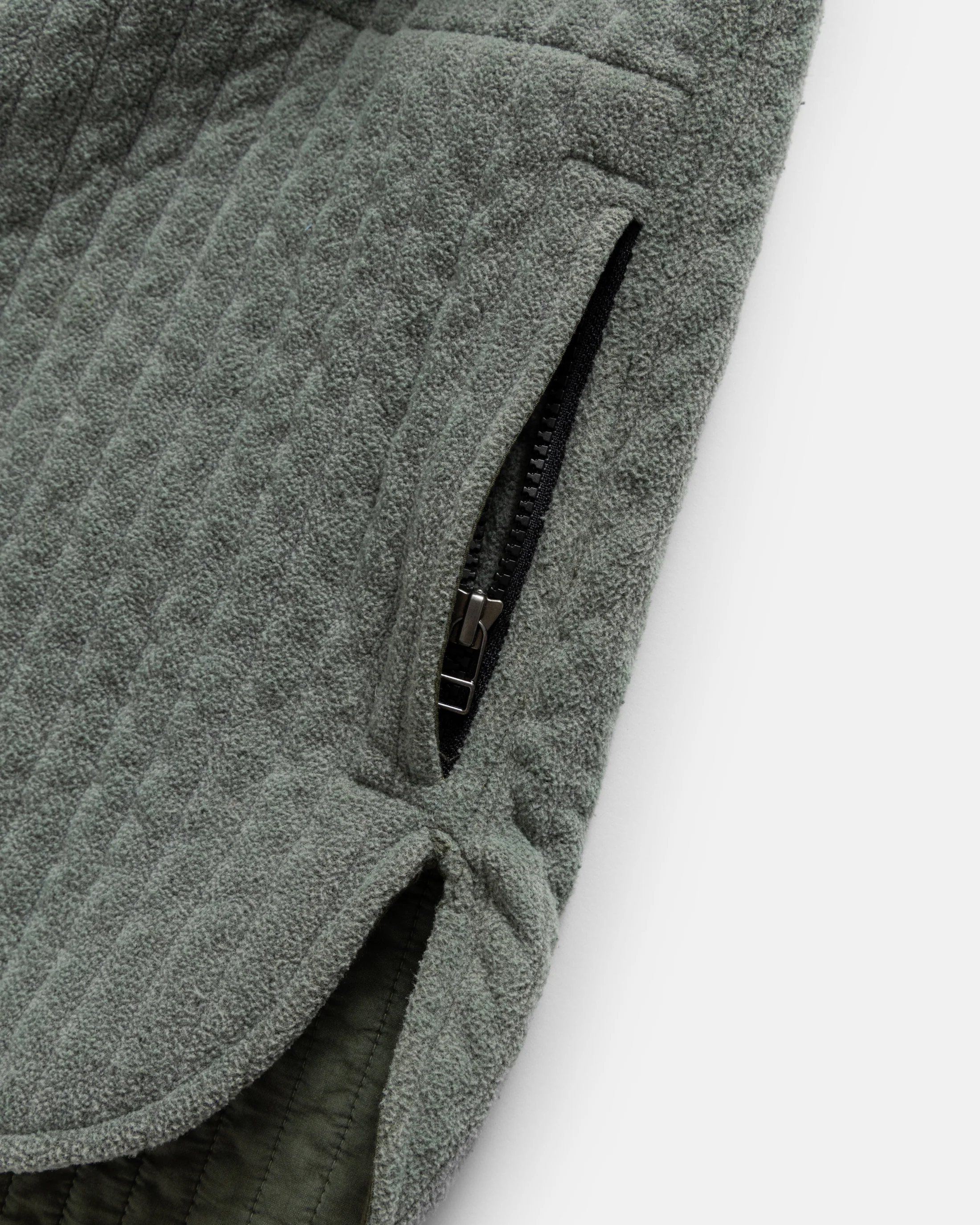 OUTWORKER SHIRT - OREGANO QUILTED BRUSHED PILE DOUBLE FACE COTTON - Image 5